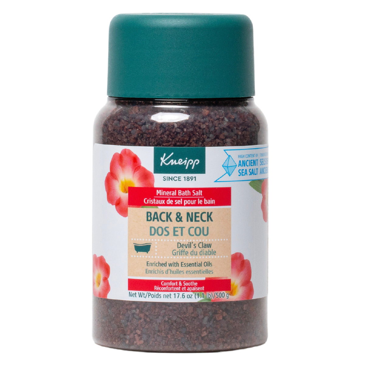 Kneipp Devil's Claw Mineral Bath Salt for Back and Neck Relief