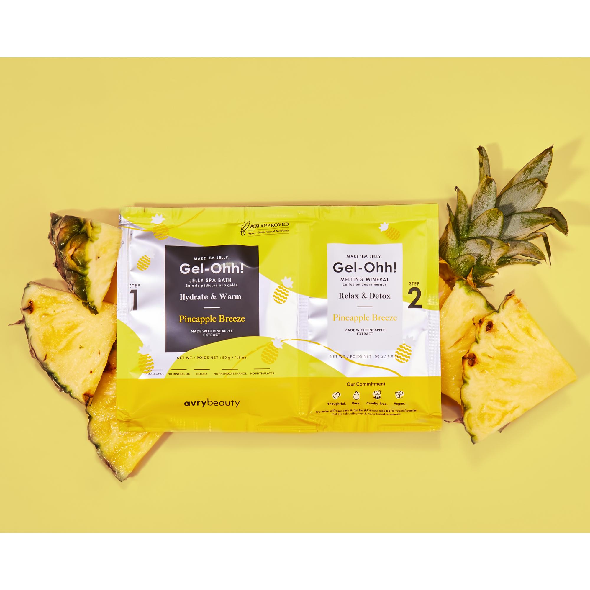 Avry Beauty Gel-Ohh! Pineapple Breeze Limited Edition Jelly Spa Pedicure Bath