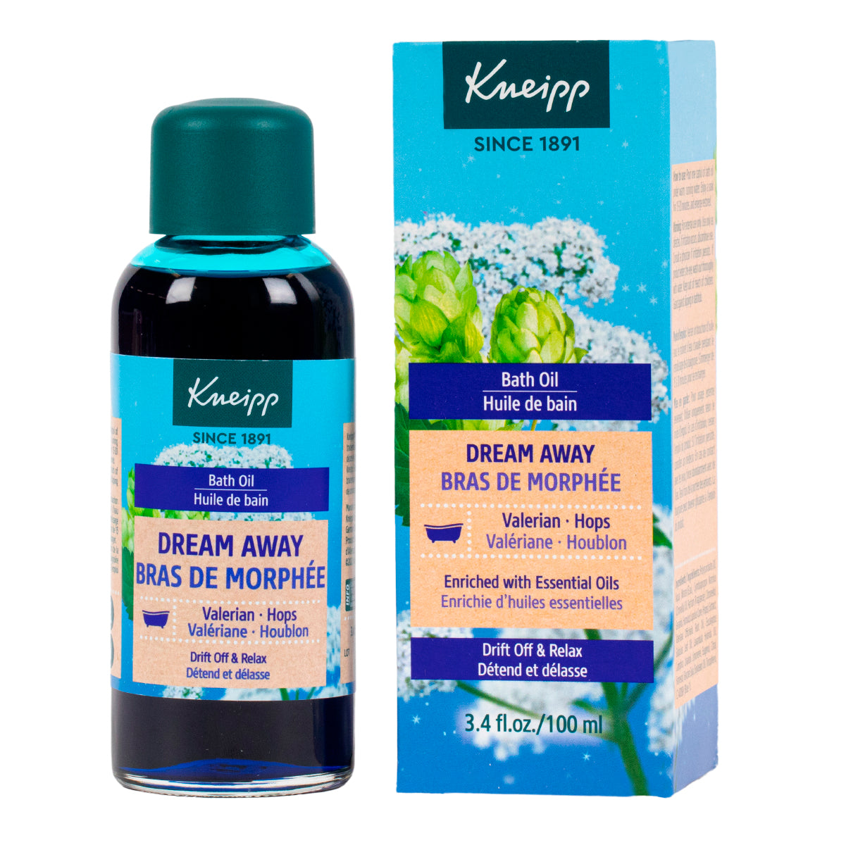 Kneipp Dream Away Relaxing Bath Oil with Valerian and Hops Extract