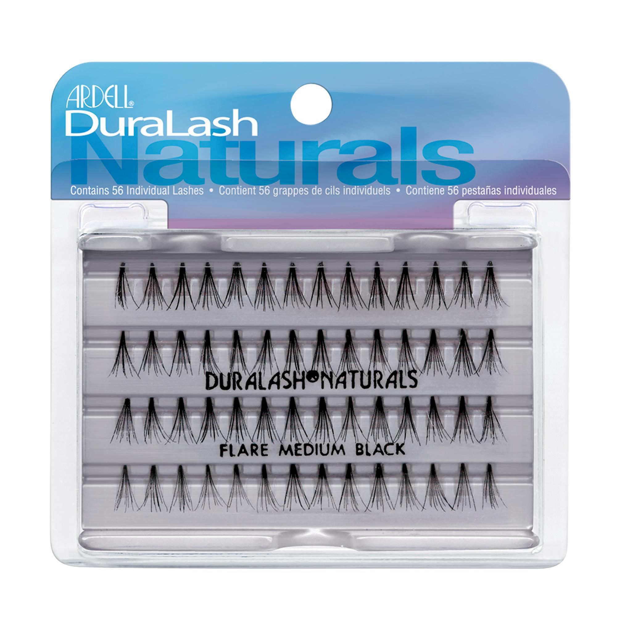 Ardell's Waterproof, Knot-Free Natural Black Individual Lashes, Size M