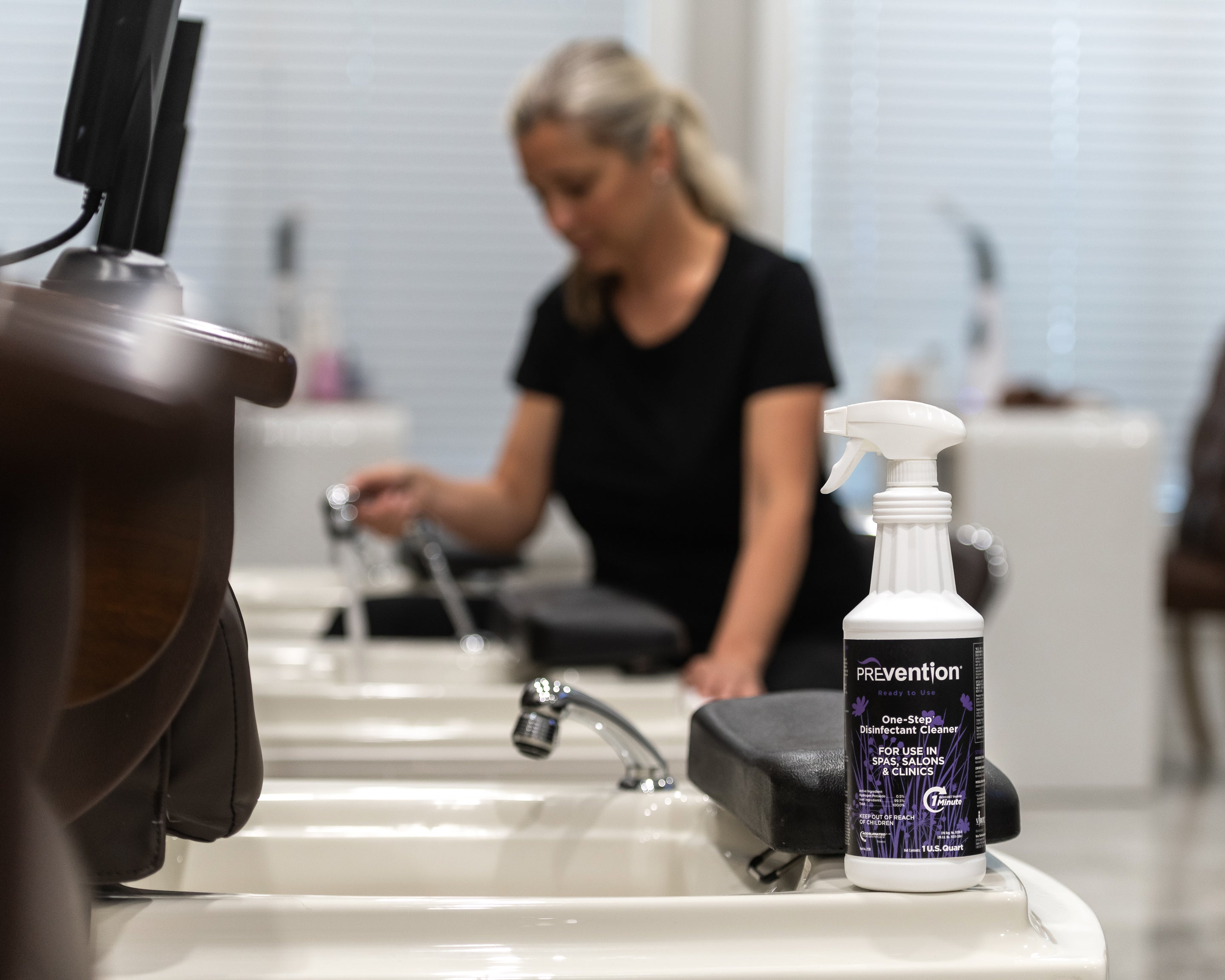Prevention Instant-Use One-Step Hospital-Grade Disinfectant Cleaner