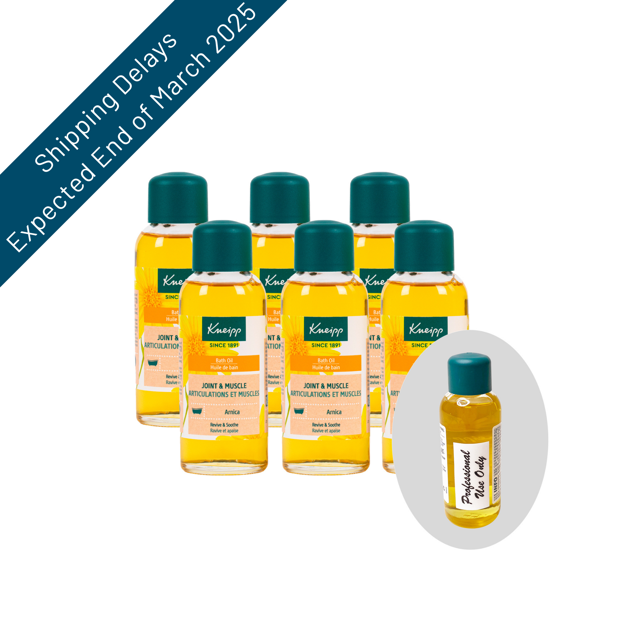 Kneipp Revitalizing Arnica Bath Oil for Joints and Muscles