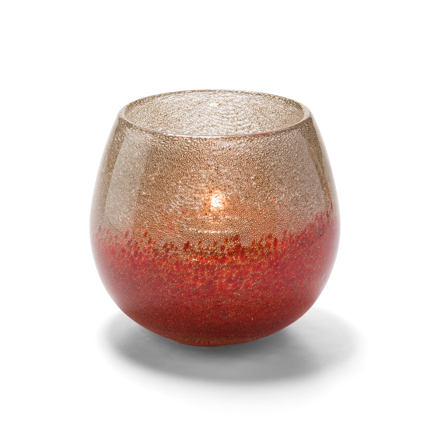 Hollowick Hand - Blown Multi - Color Bubble Glass Candle Votives