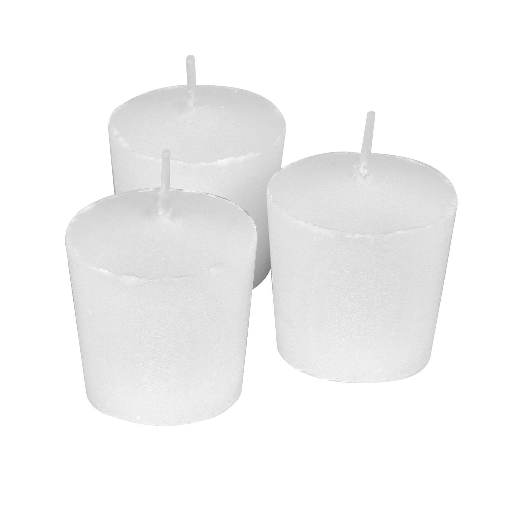 36-Piece Unscented Taper Votive Candles for Clean Burning