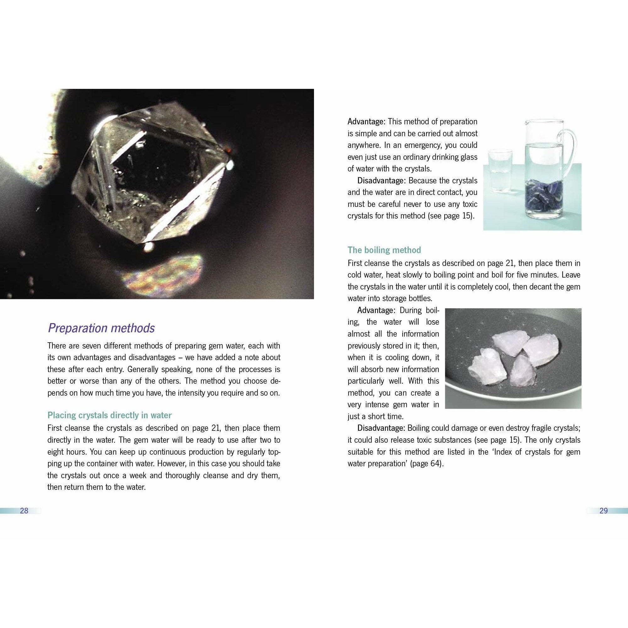 Comprehensive Guide on How to Prepare and Utilize Over 130 Crystal Waters for Therapeutic Purposes, Paperback Book