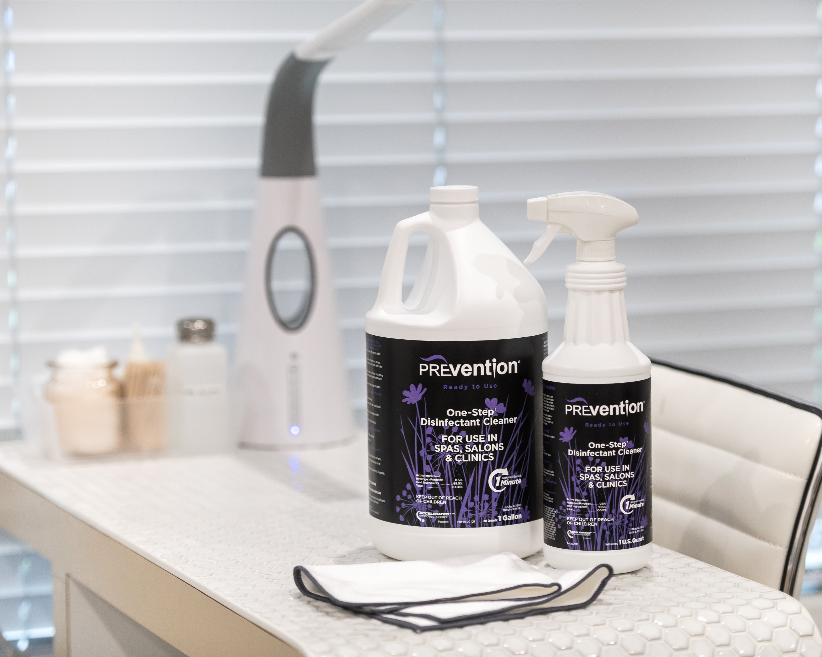 Prevention Instant-Use One-Step Hospital-Grade Disinfectant Cleaner