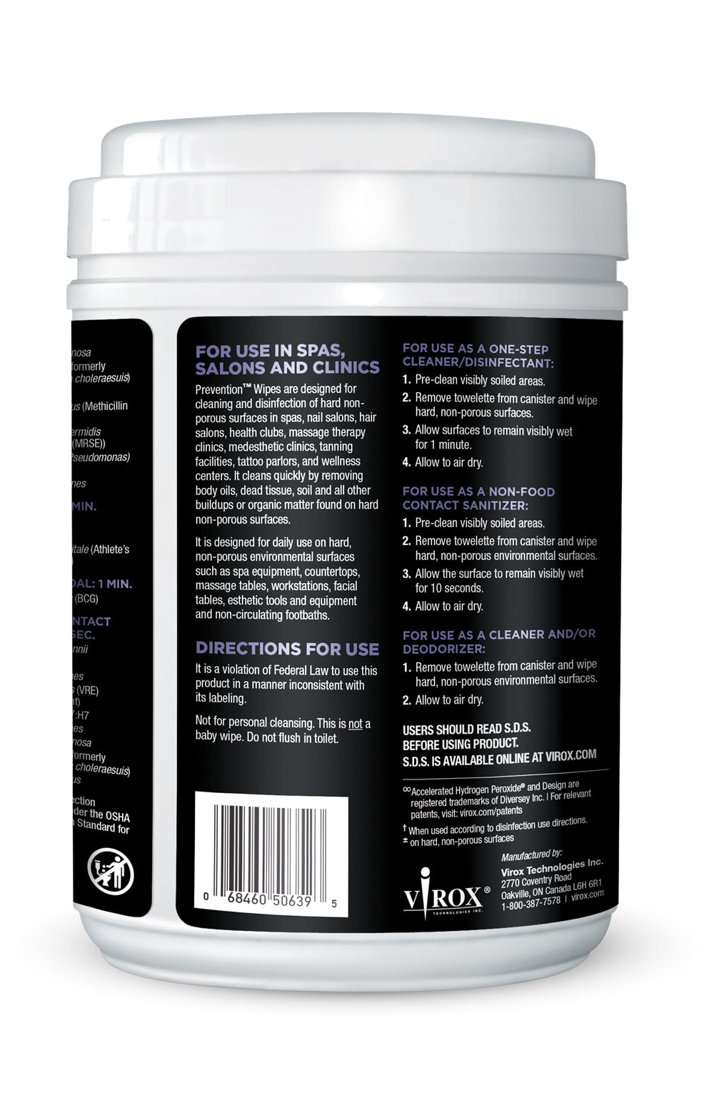 Prevention One-Step 160-Count Disinfectant Cleaner Wipes: Fast & Safe