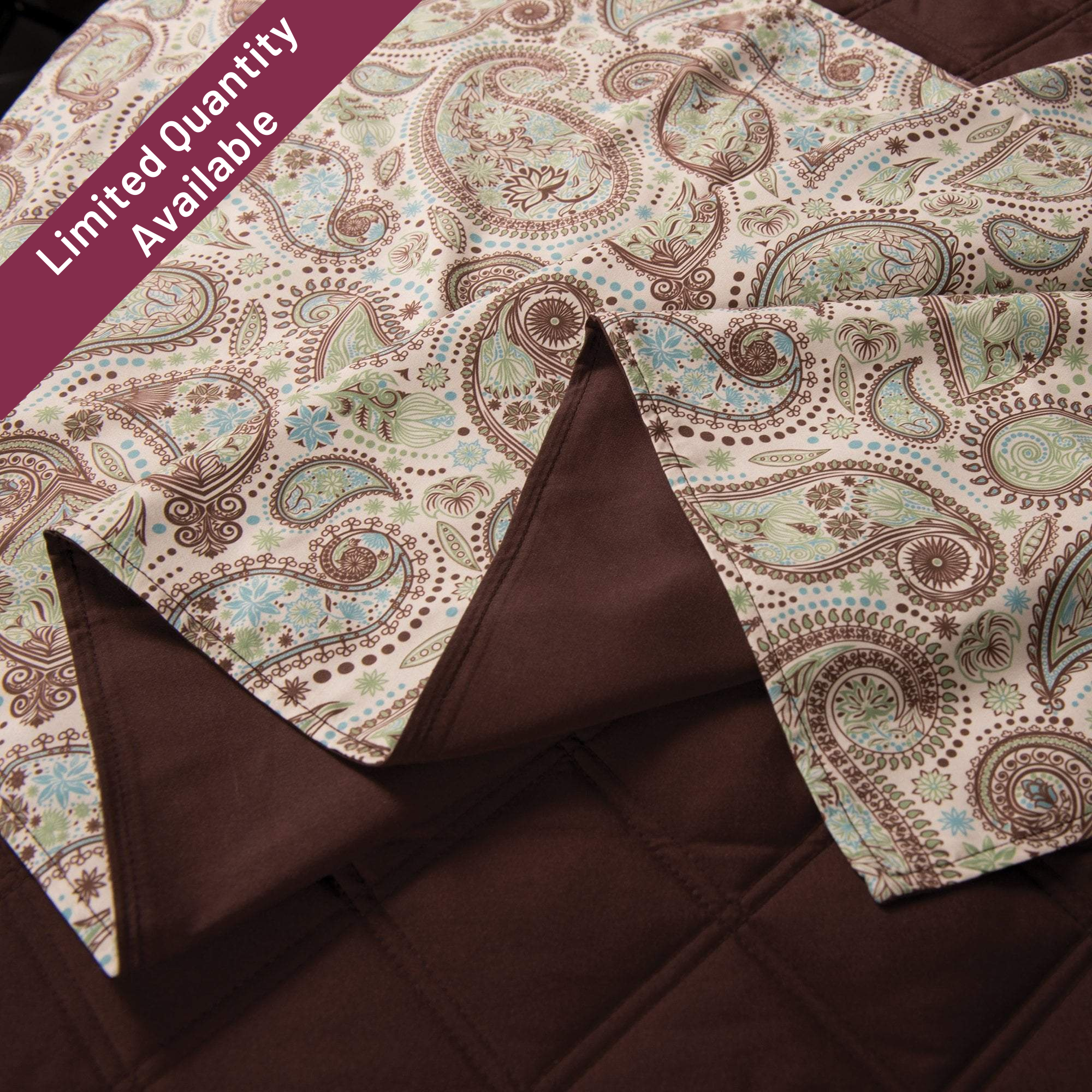 Elegant Paisley Sposh Massage Table Saddle from the Paisley Collection