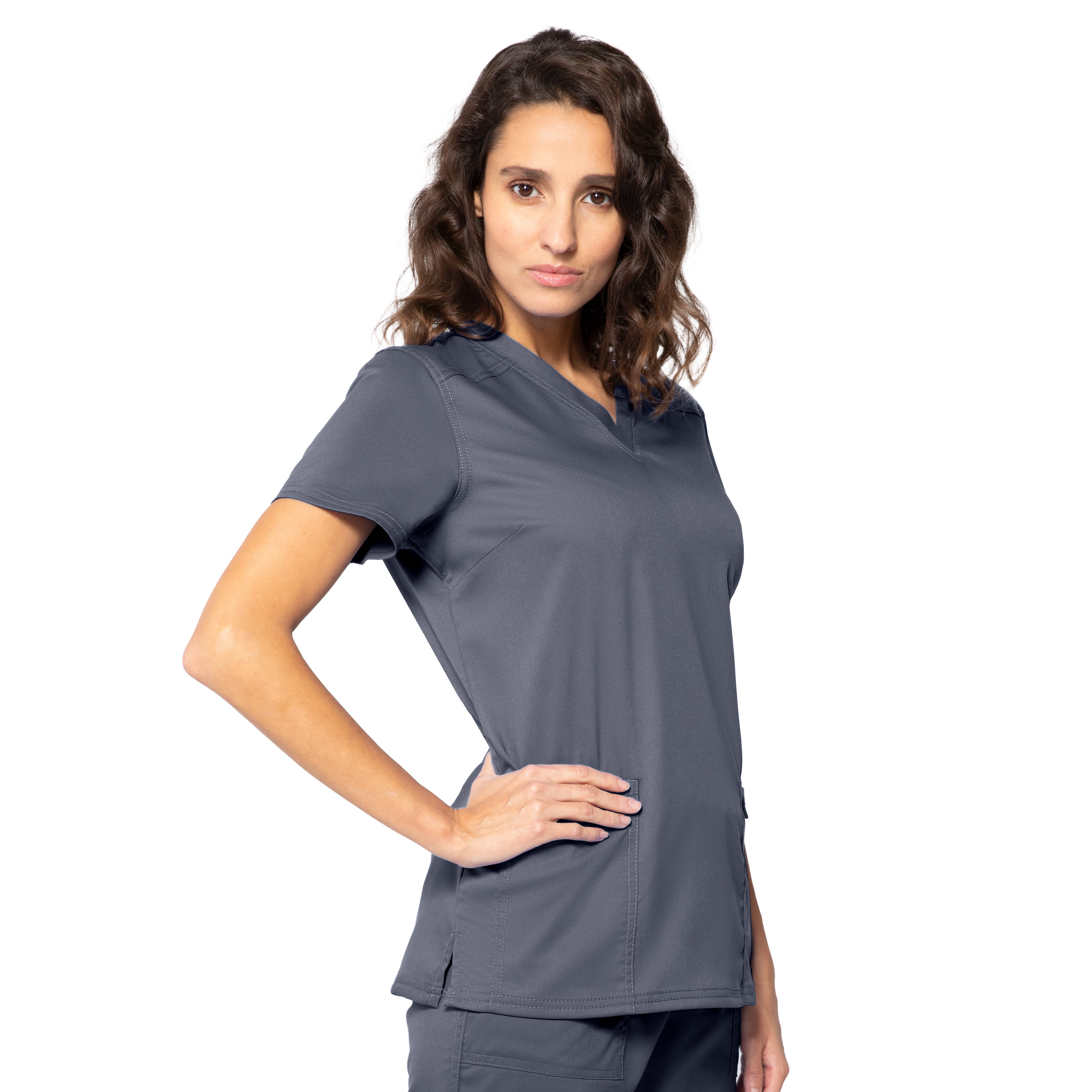 Landau ProFlex Women's Stylish V-Neck Tunic Top, Sizes XXL - 5XL