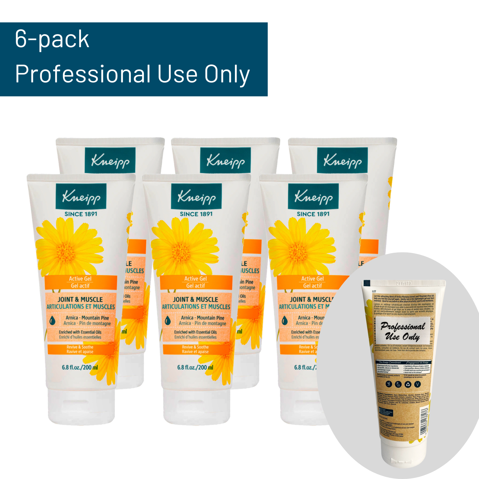 Kneipp Natural Arnica & Mountain Pine Active Gel for Joints and Muscles