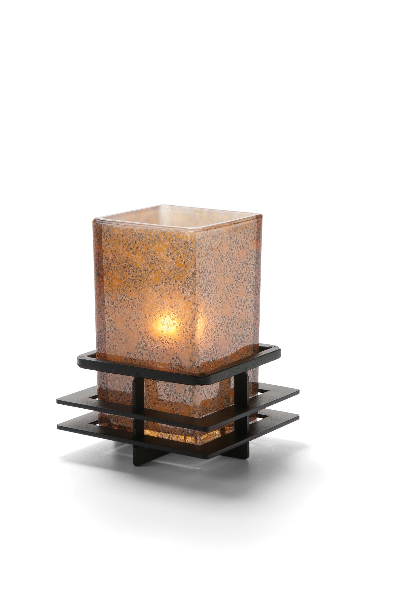 Stylish Hollowick Quad Square Glass Votive Candle Holders