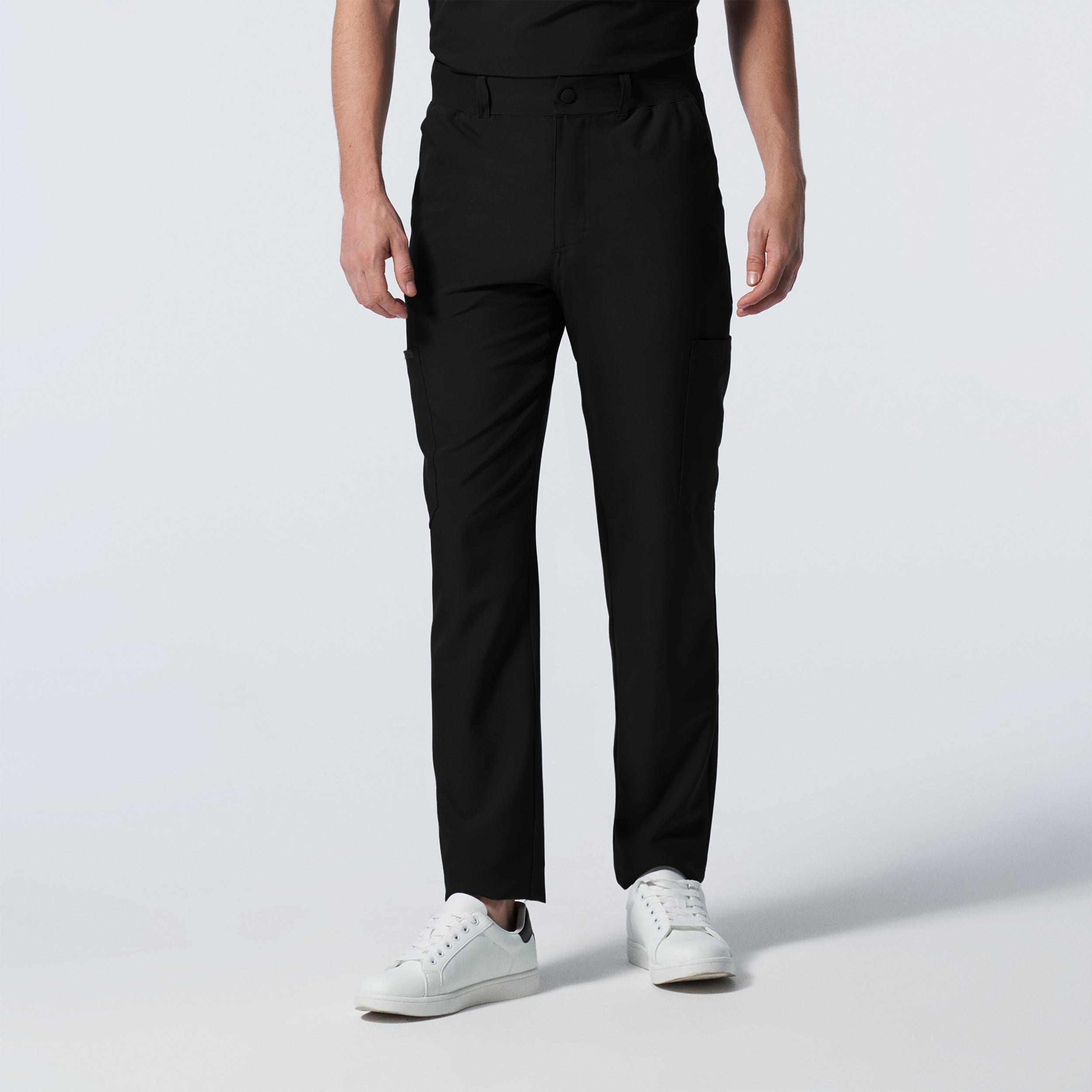 Short Men's Landau Forward Cargo Scrub Pants with Versatile Design