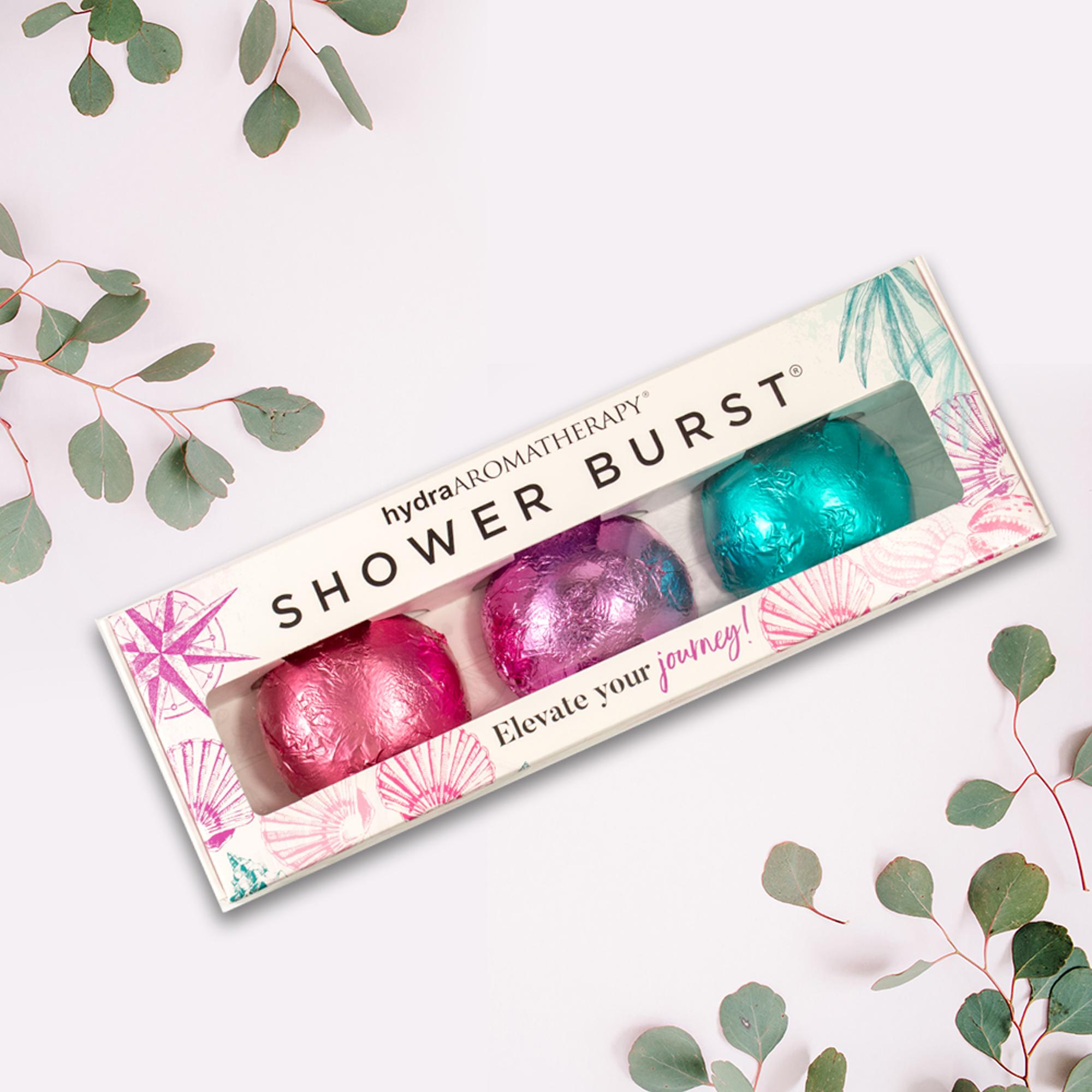 hydra Aromatherapy Shower Burst Trio - Journey for a Luxurious Spa Experience