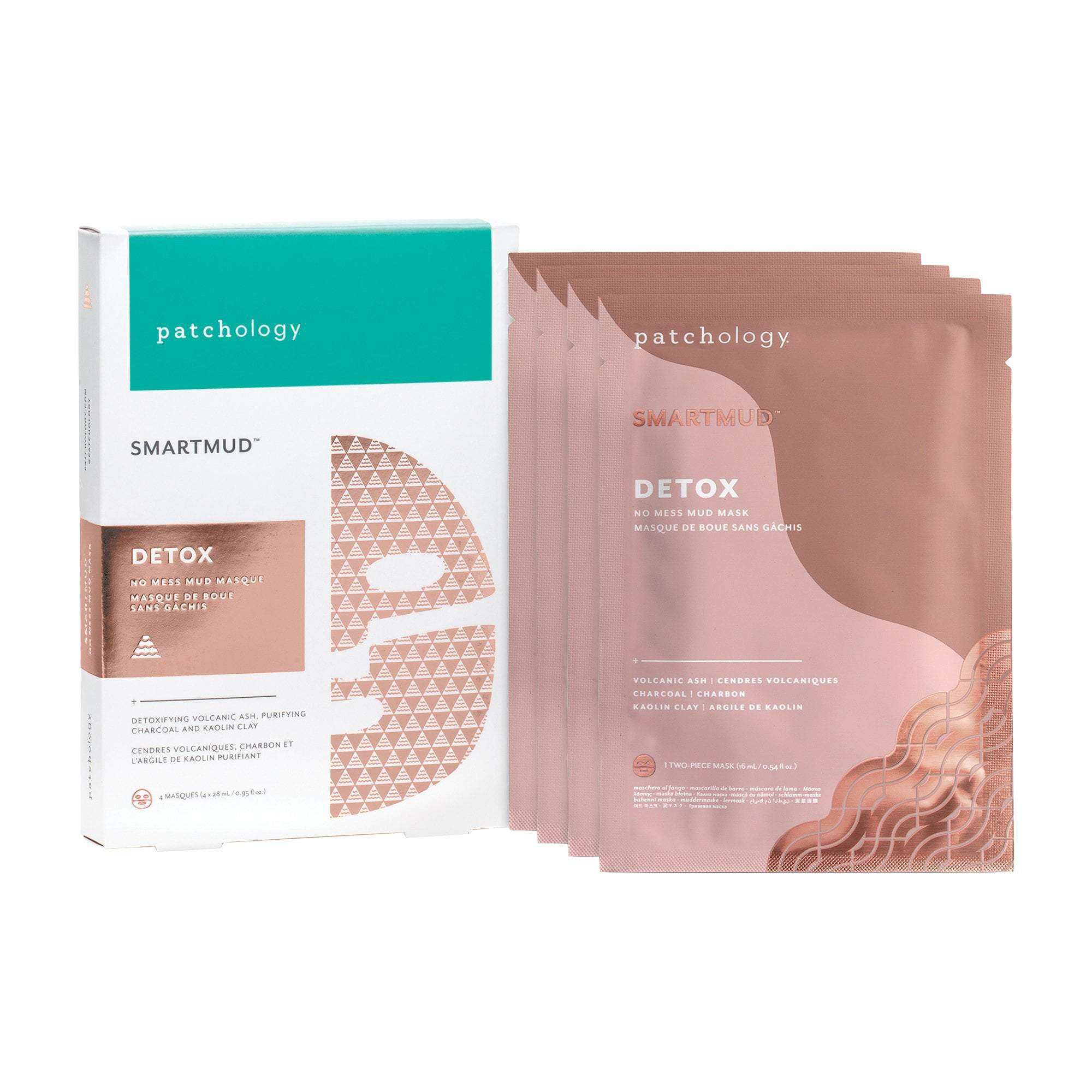 Patchology SmartMud Detoxifying No-Mess Clarifying Mud Mask for Youthful Glow