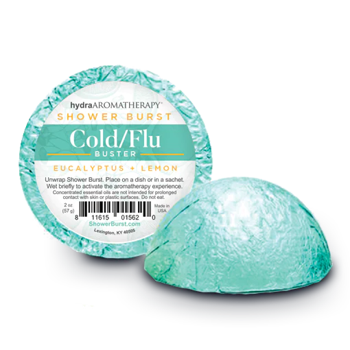 Hydrating Aromatherapy Shower Burst Duo: Cold & Flu Relief