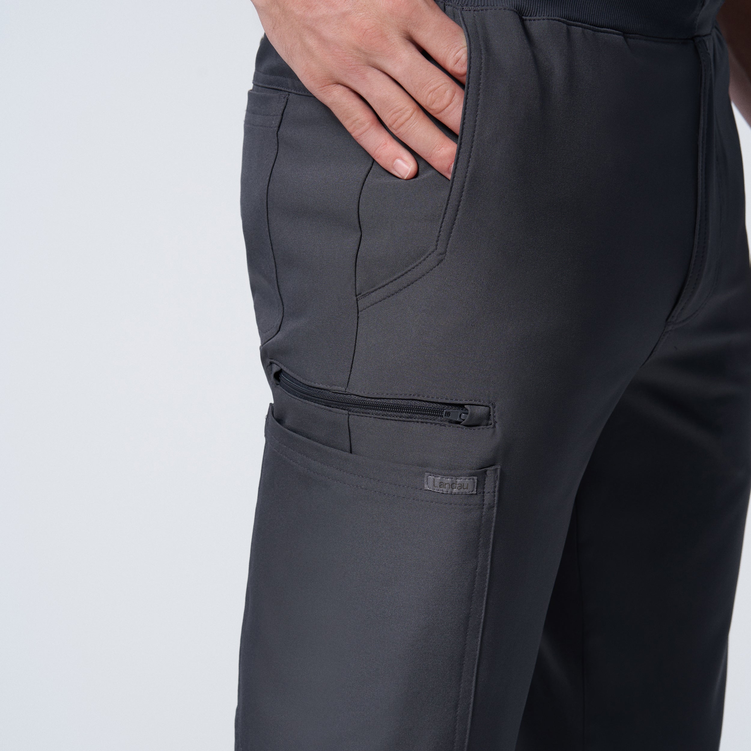 Stylish Landau Forward Men's Jogger Style Medical Scrub Pants for Comfortable Wear