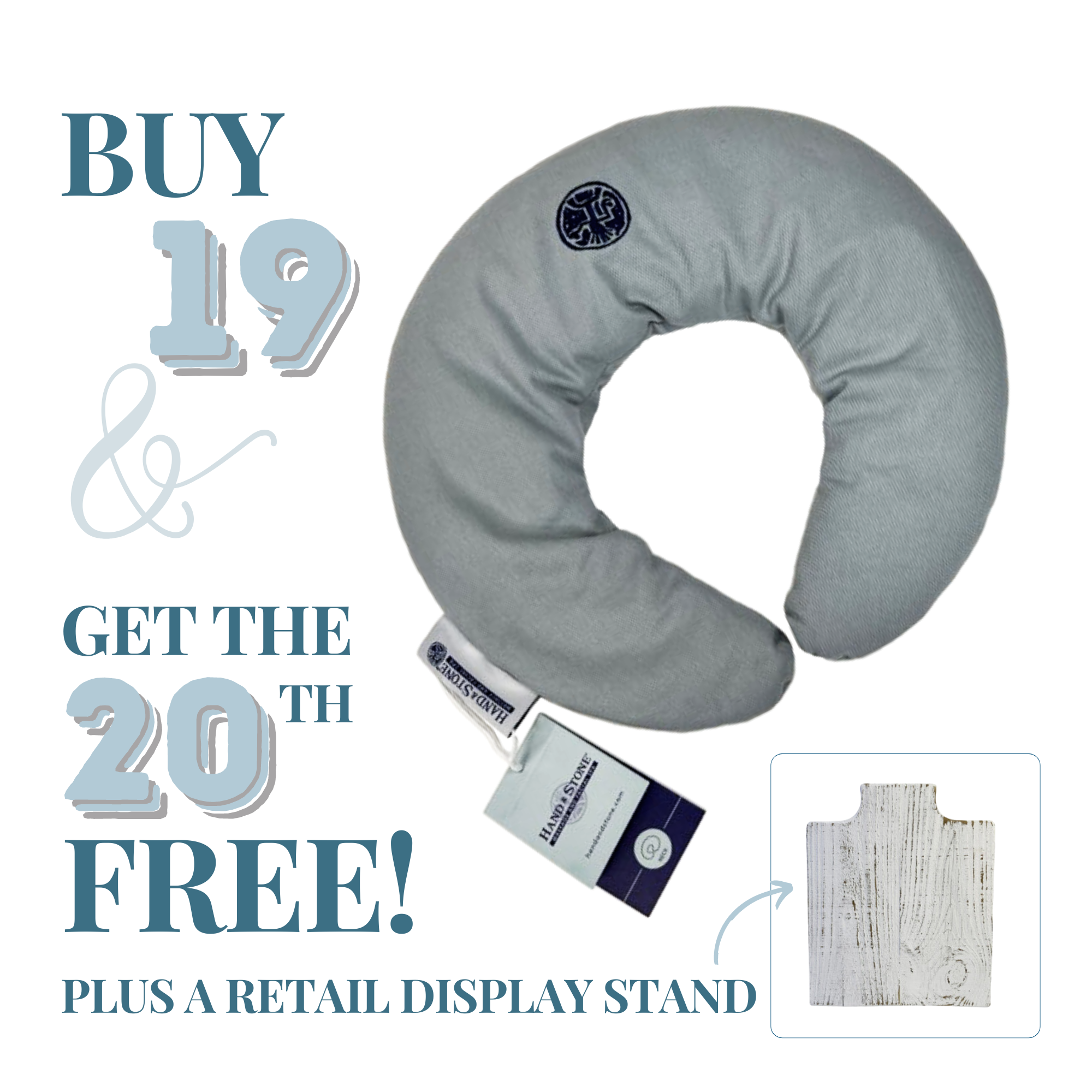 Exclusive H&S Custom Herbal Neck Wrap - Buy 19 Get 1 Free!