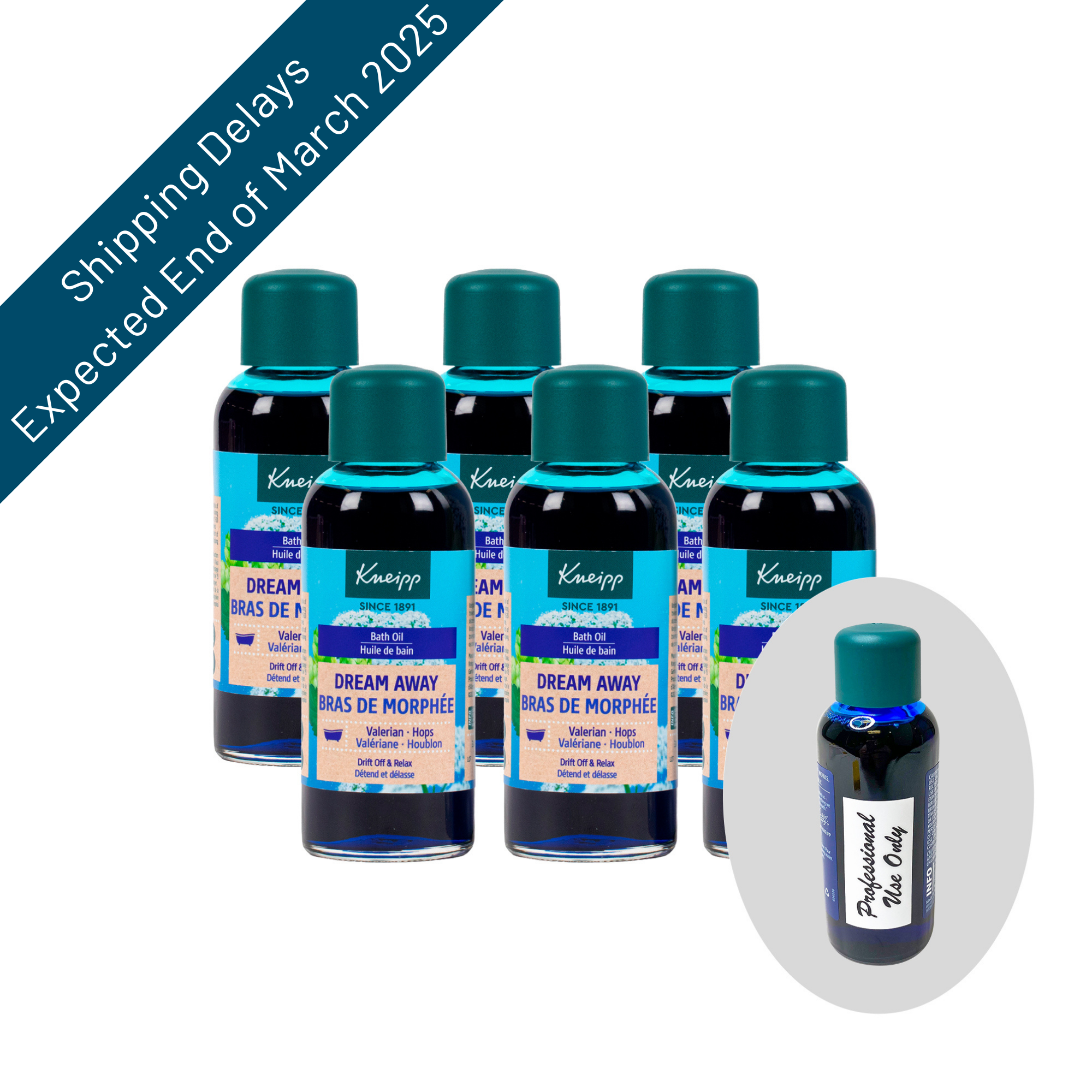 Kneipp Dream Away Relaxing Bath Oil with Valerian and Hops Extract
