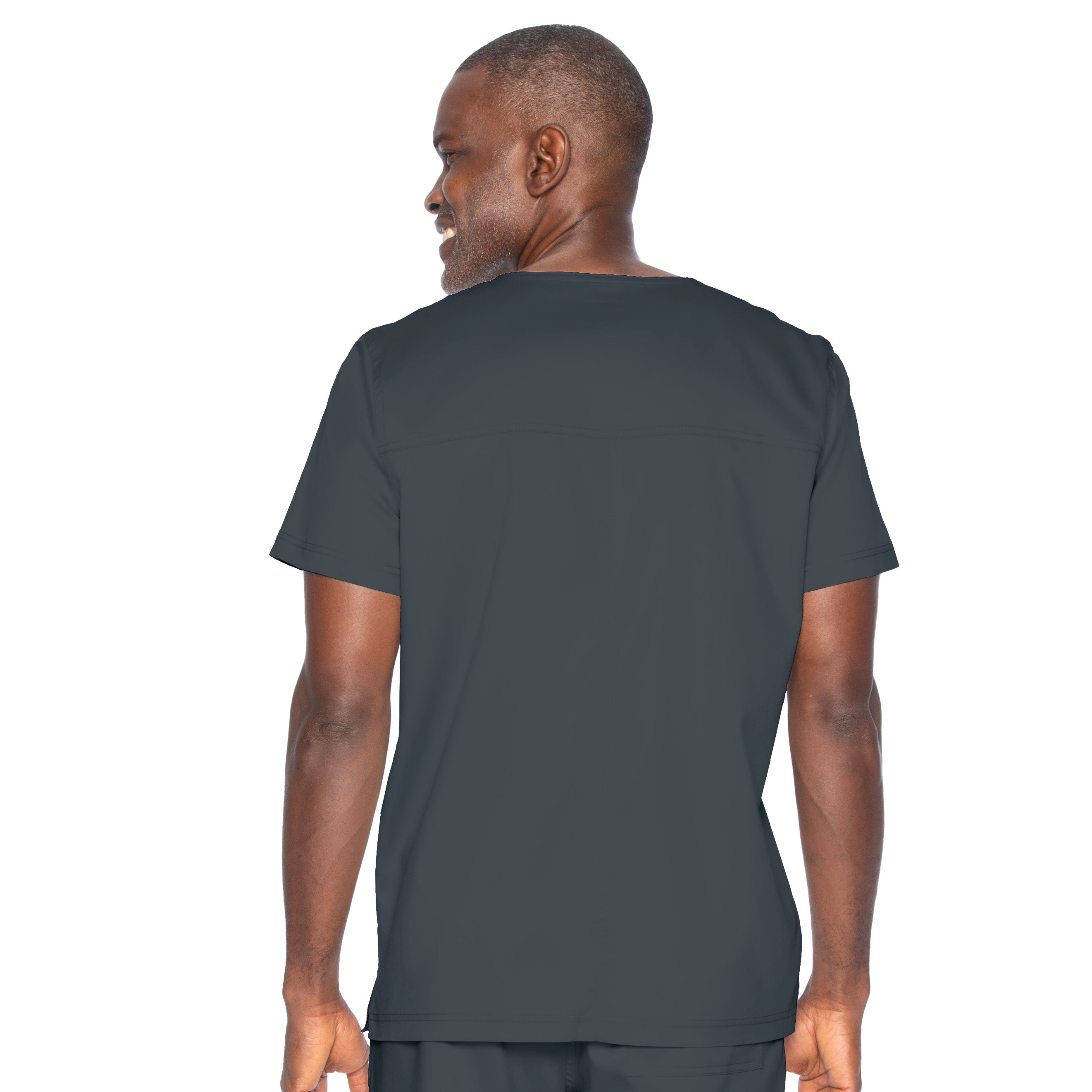 Landau ProFlex Men's V-Neck 2-Way Stretch Top with 1 Pocket, Sizes 2XL - 5XL