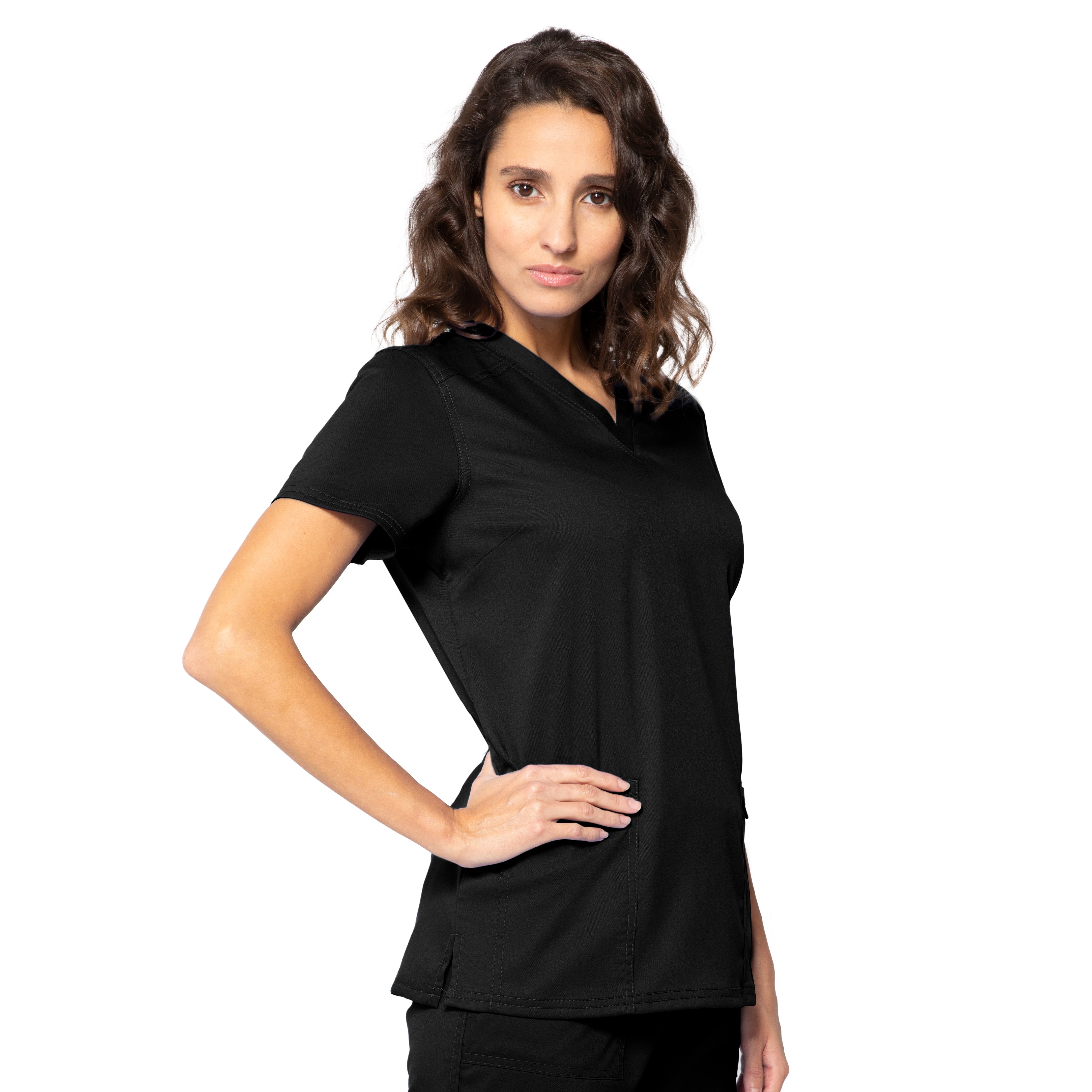 Landau ProFlex Women's Stylish V-Neck Tunic Top, Sizes XXL - 5XL