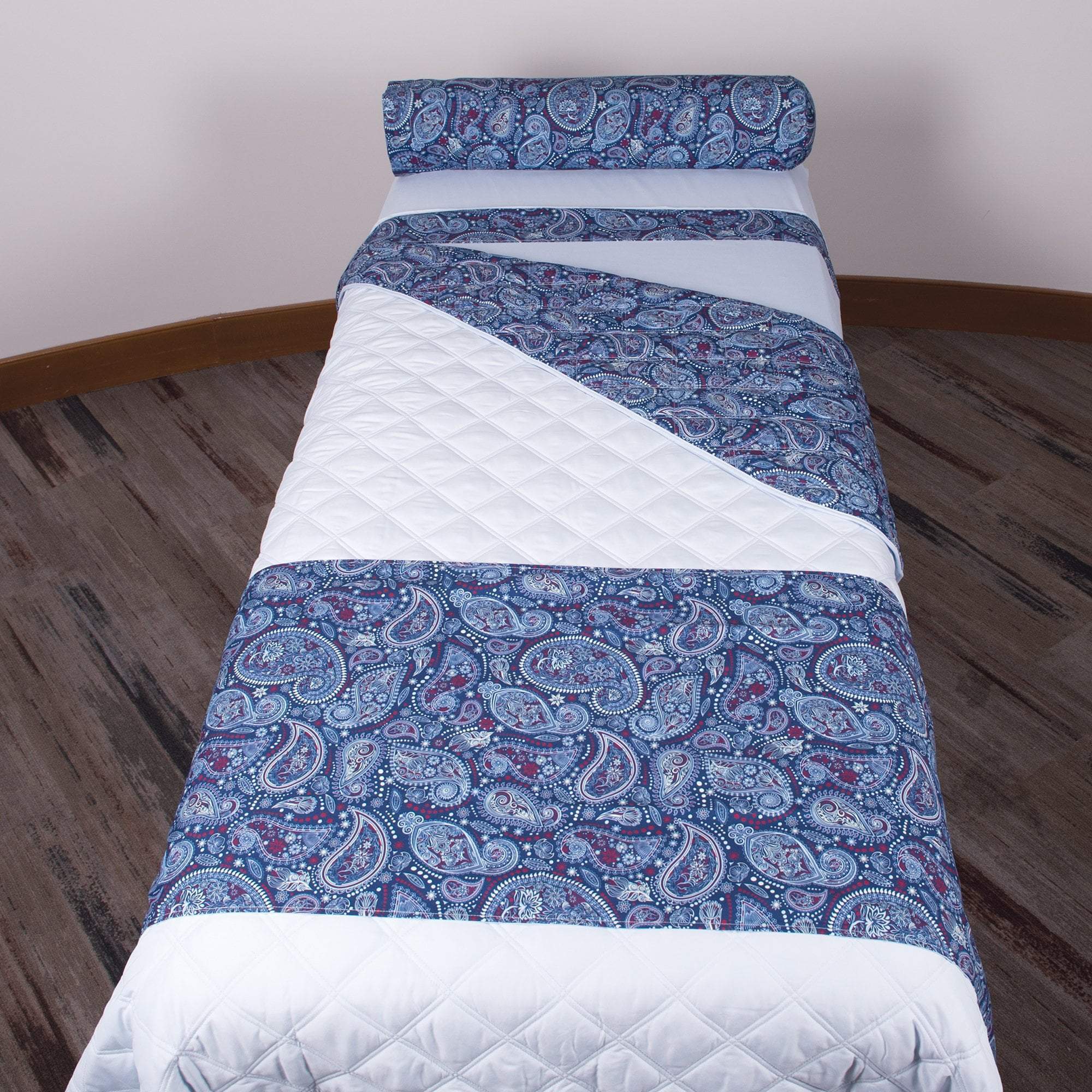 Elegant Paisley Sposh Massage Table Saddle from the Paisley Collection