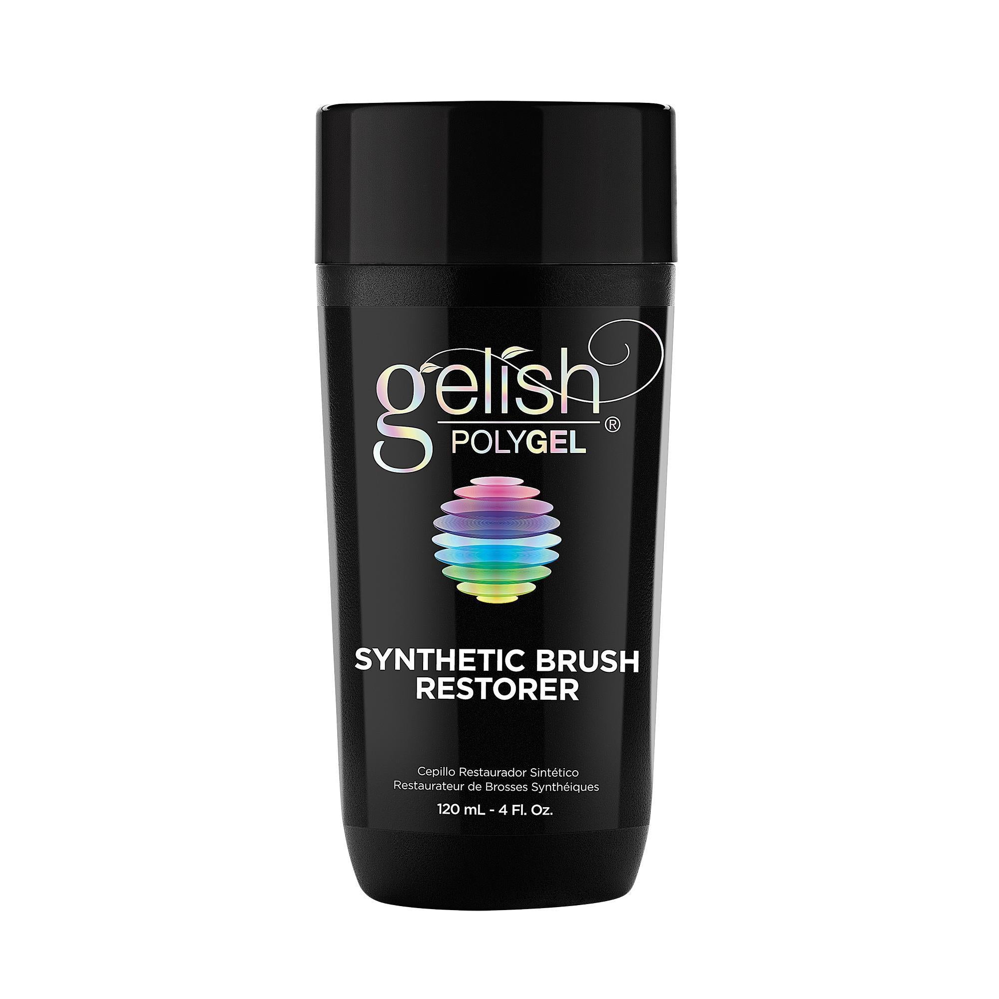 4 Fl. Oz. Gelish PolyGel Synthetic Brush Reviving Solution