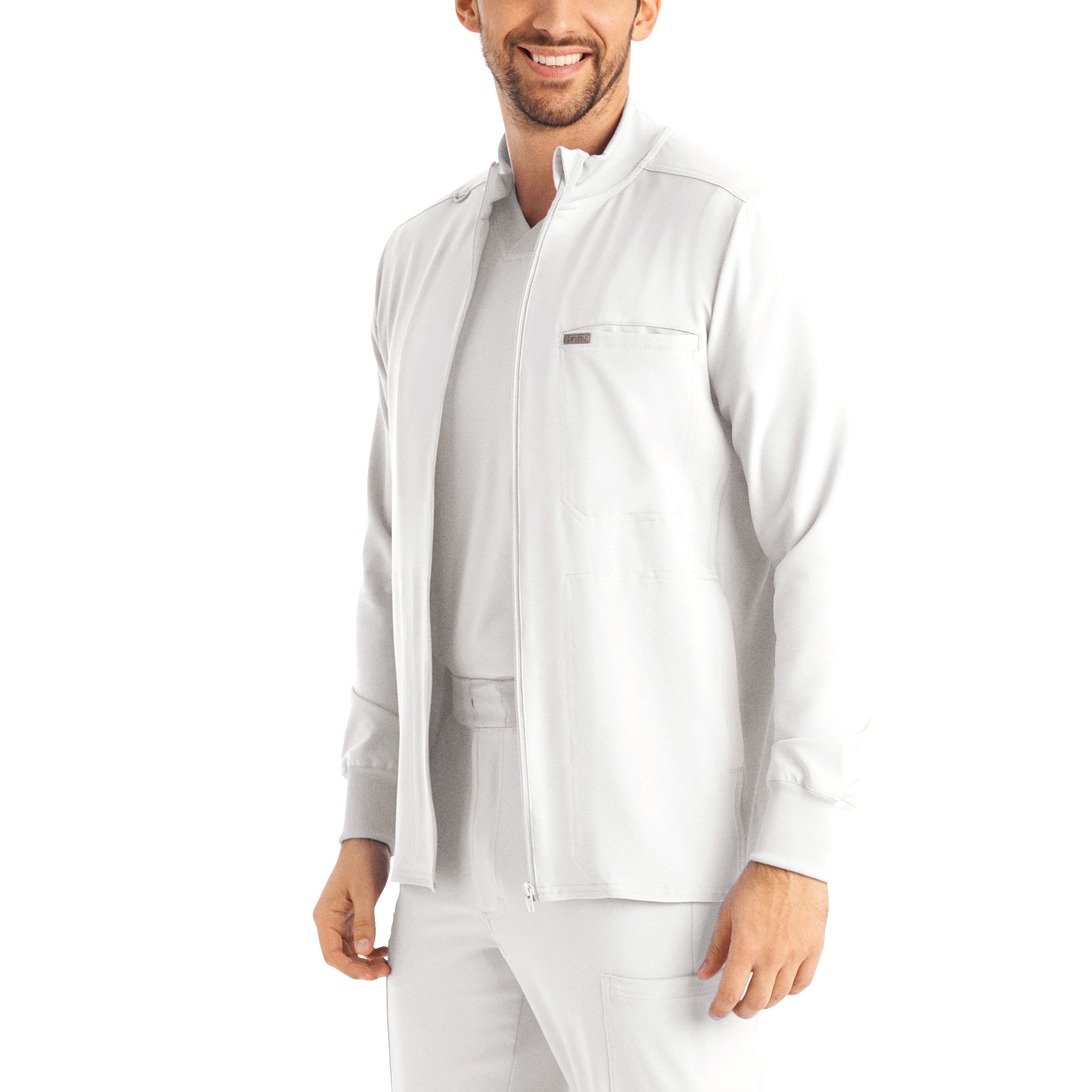 Men's Landau Forward 3-Pocket Comfortable and Warm Scrub Jacket