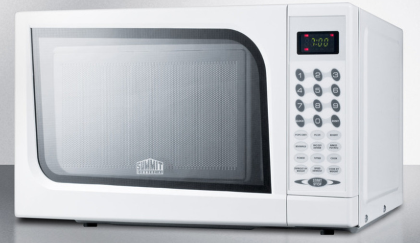 White Summit Compact Microwave with Multiple Cooking Features
