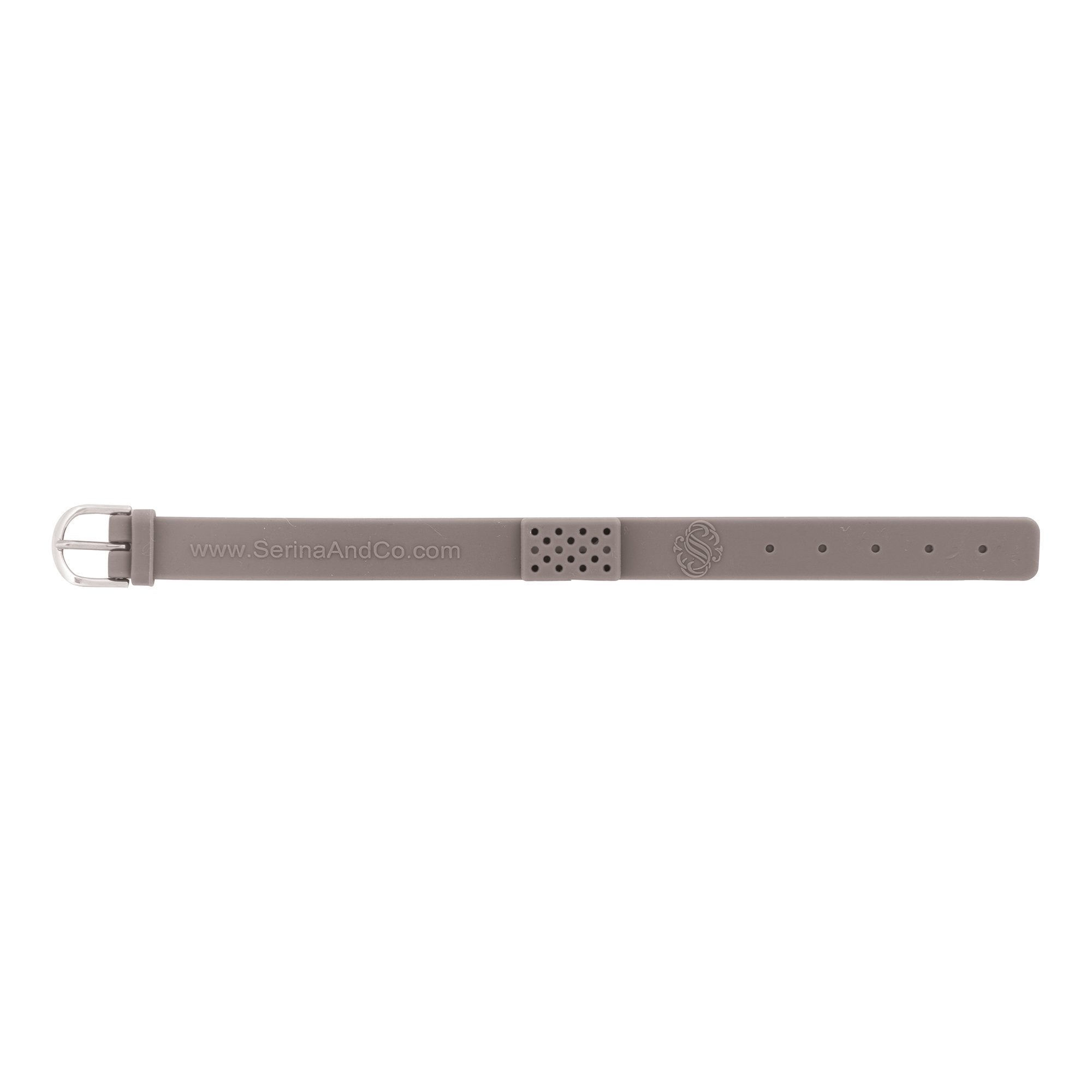 Serina and Company Aromatherapy AromaKid Bracelet for Children - Grey Color, Adjustable Design
