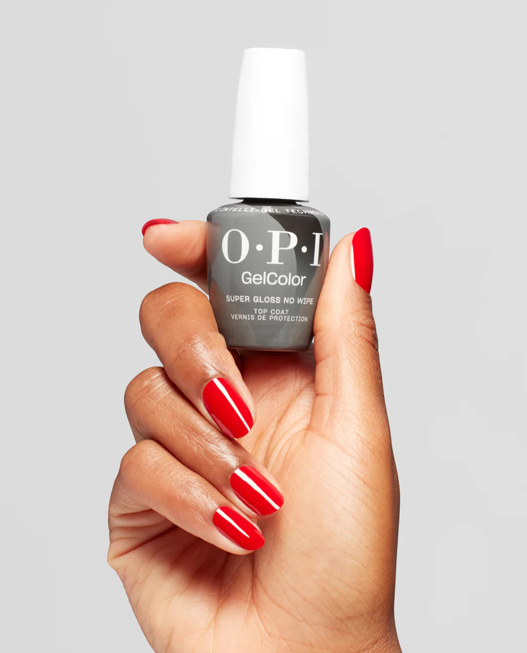 OPI 0.5 fl oz Super Gloss Non-Wipe Gel Top Coat for Chrome Nails