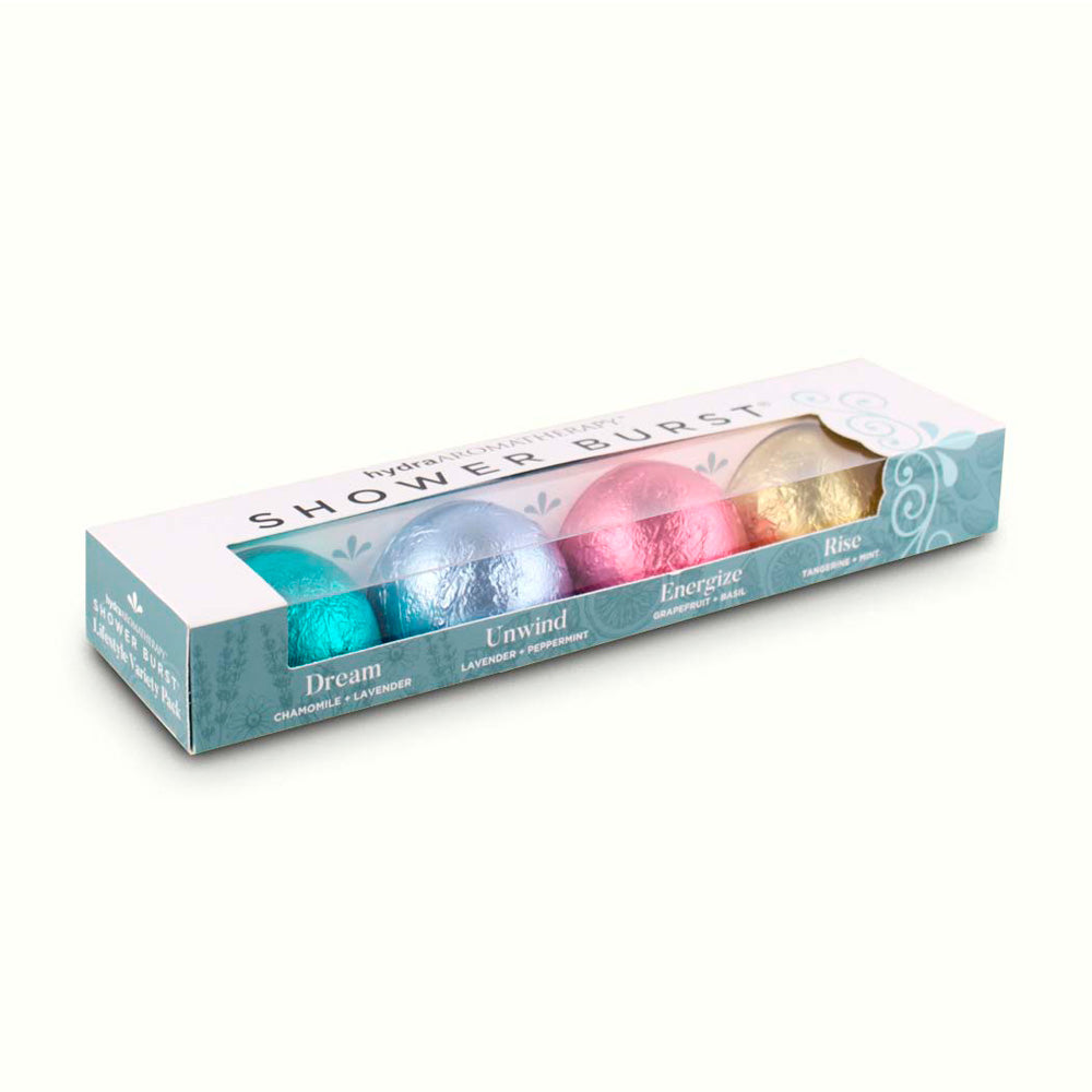 Hydra Aromatherapy Shower Burst® Lifestyle Variety Pack for Aromatic Shower Experiences