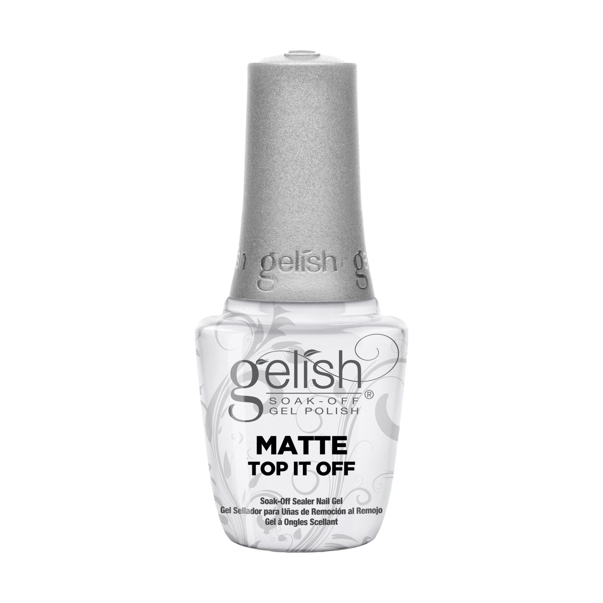 Gelish 0.5 fl oz Matte Finish Sealer Gel for Gel Polish
