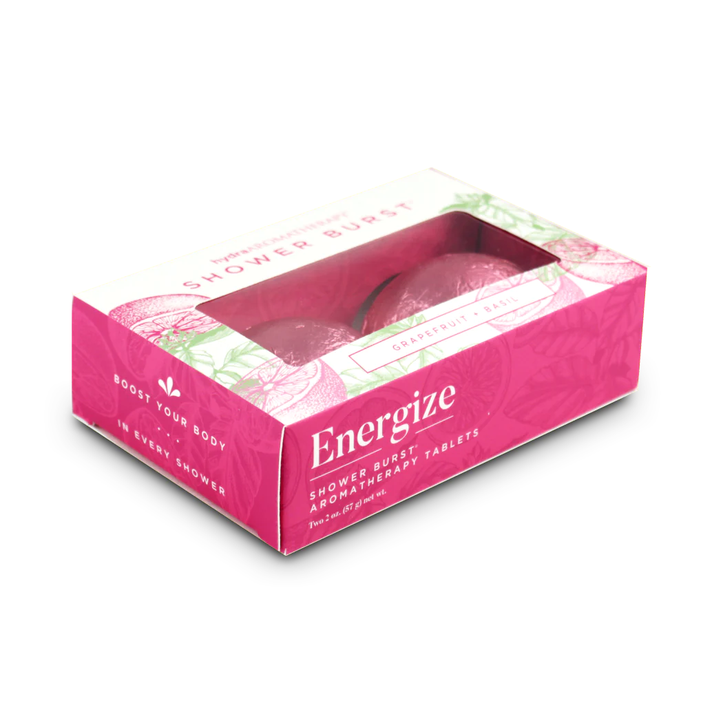 Energizing Hydra Aromatherapy Shower Burst Tablet Duo for At - Home Spa Experience