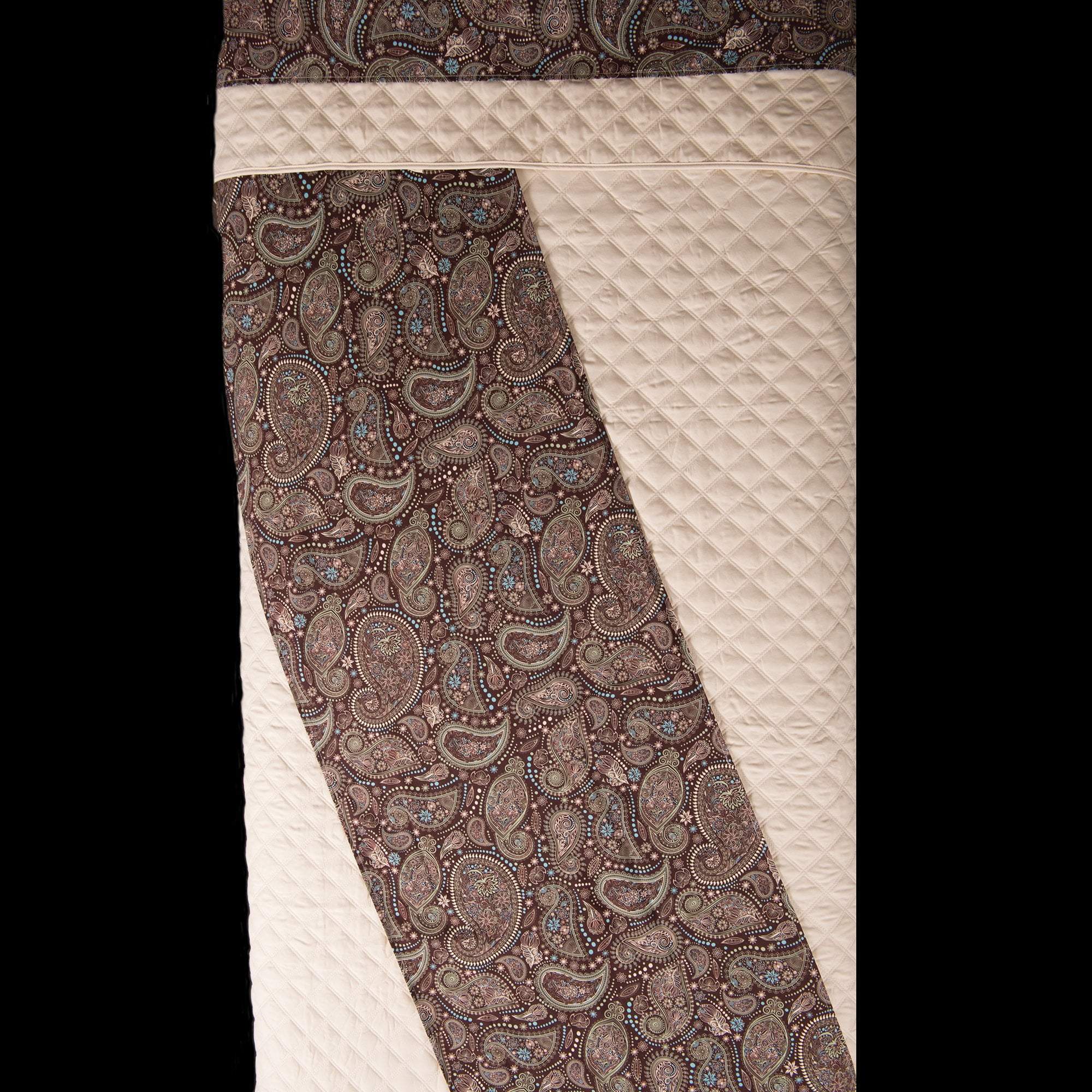Elegant Paisley Sposh Massage Table Saddle from the Paisley Collection