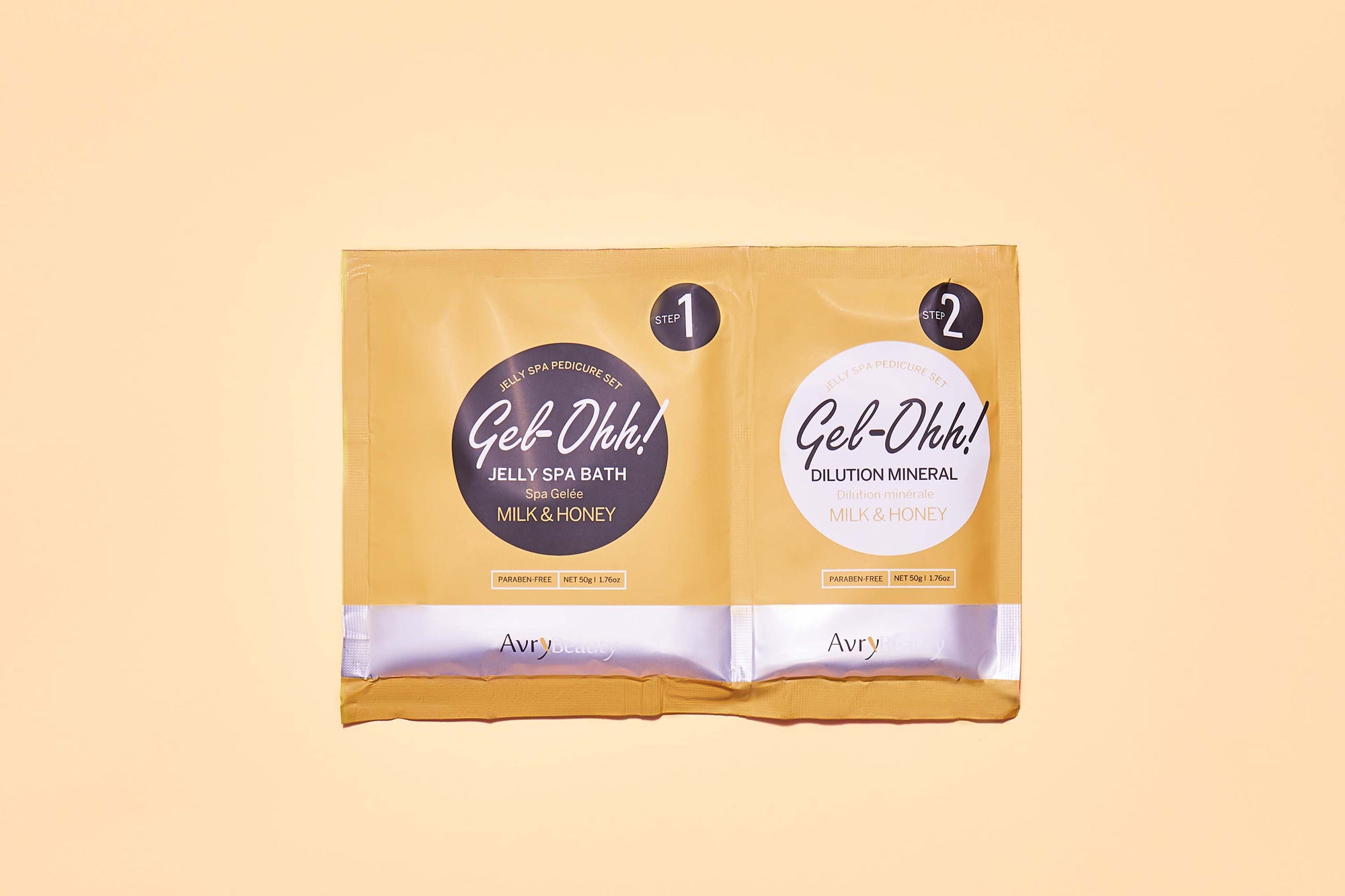 Avry Beauty Milk & Honey Gel-Ohh! Jelly Spa Pedi Bath for Relaxing Feet