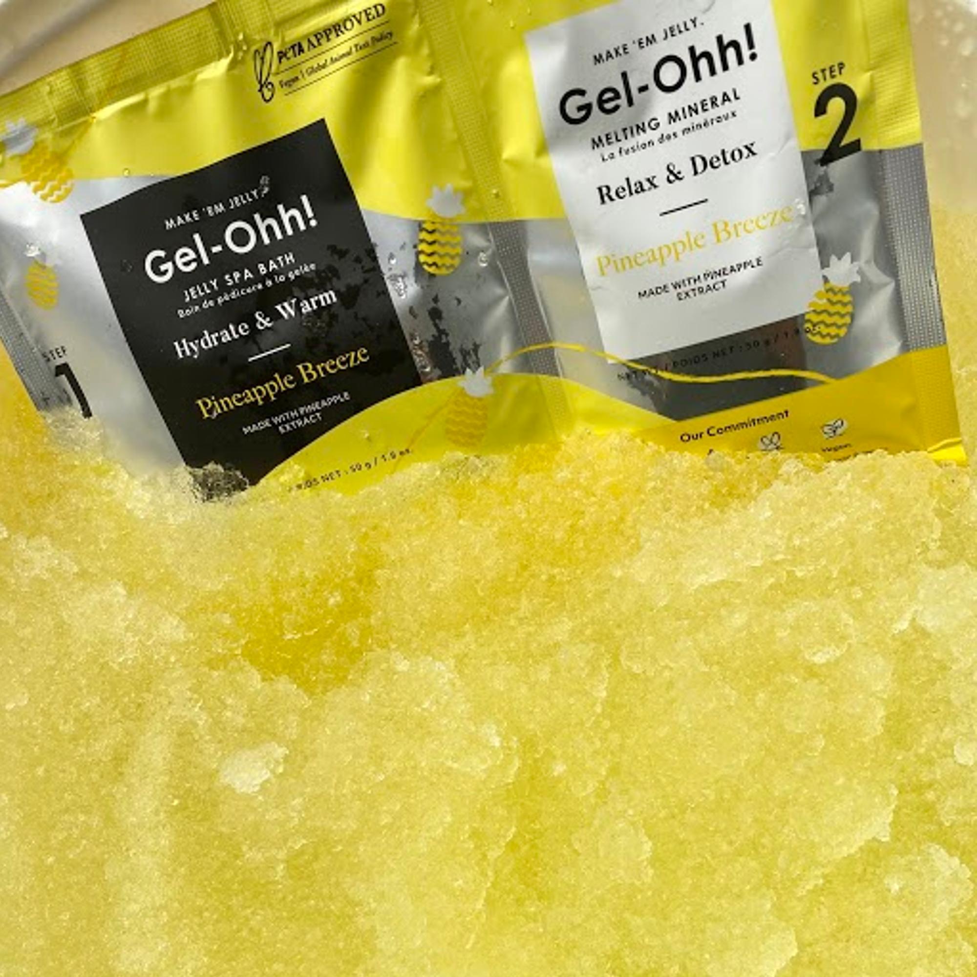 Avry Beauty Gel-Ohh! Pineapple Breeze Limited Edition Jelly Spa Pedicure Bath