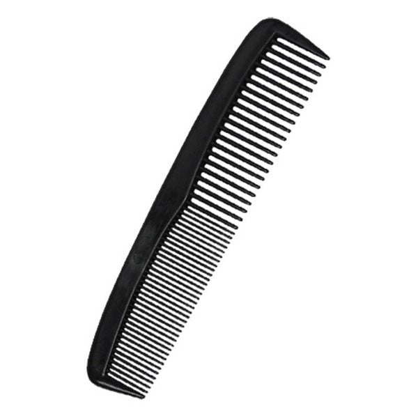 Set of 12 Black Hair Combs for Personal or Spa Use
