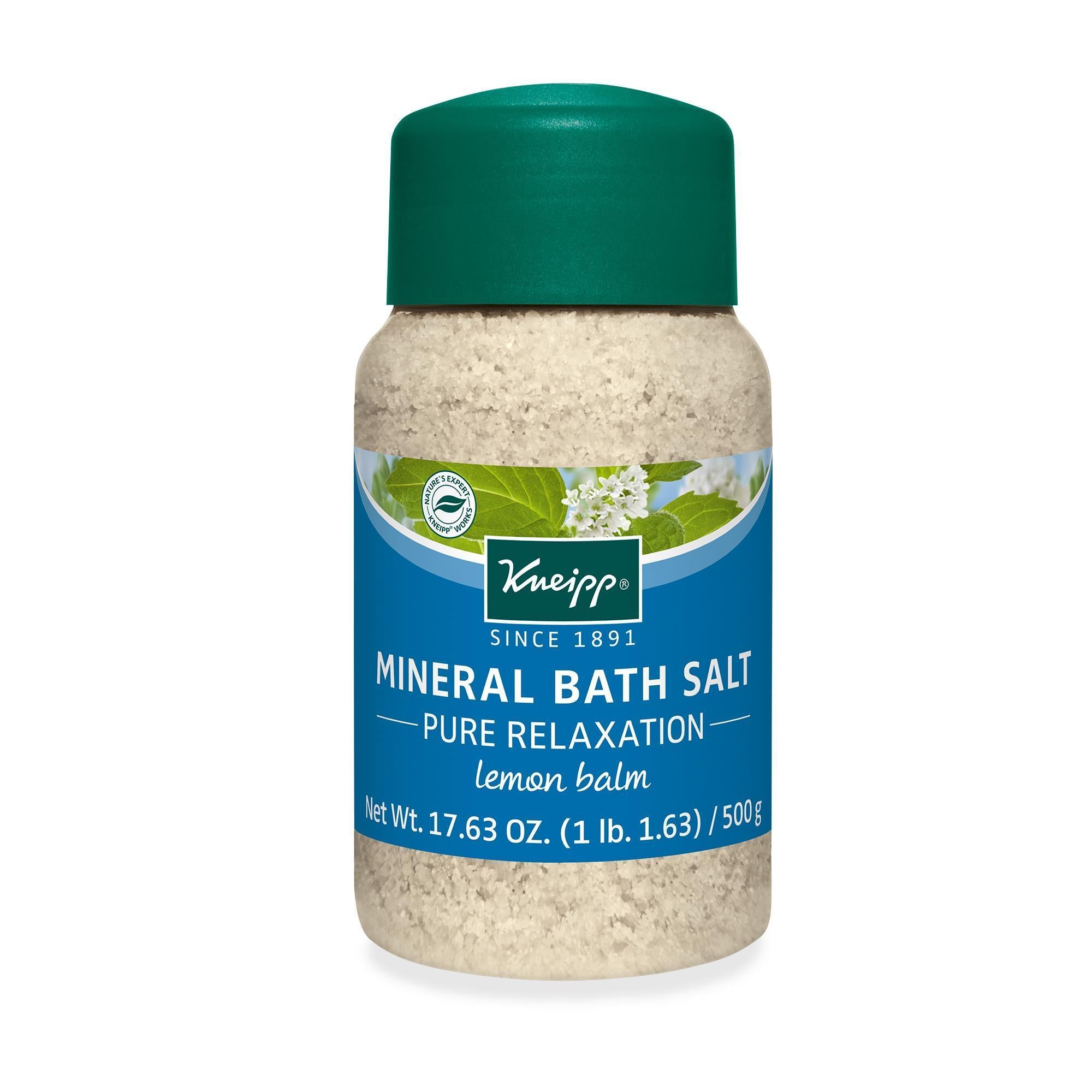 Kneipp 17.63 oz Pure Relaxation Mineral Bath Salt with Lemon Balm