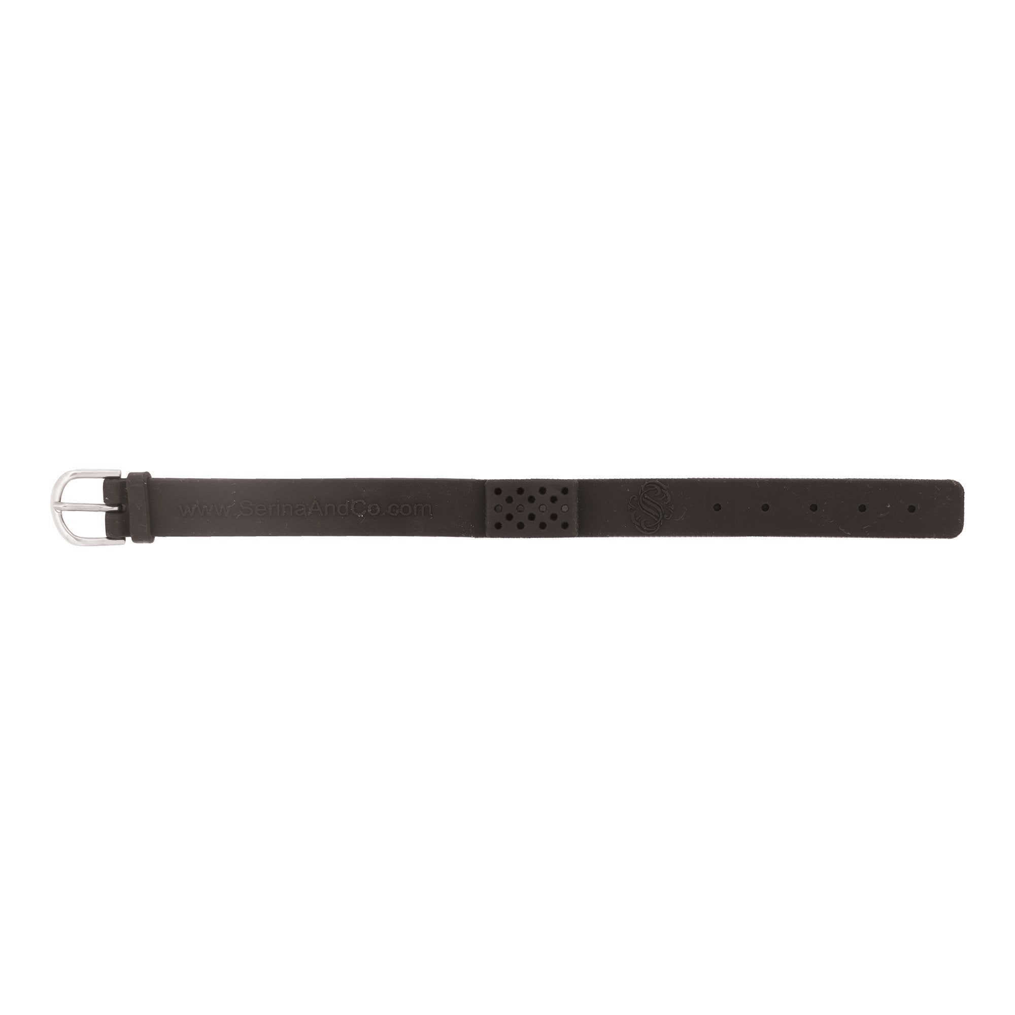 Serina and Company Black Adjustable Aromatherapy Bracelet for Kids