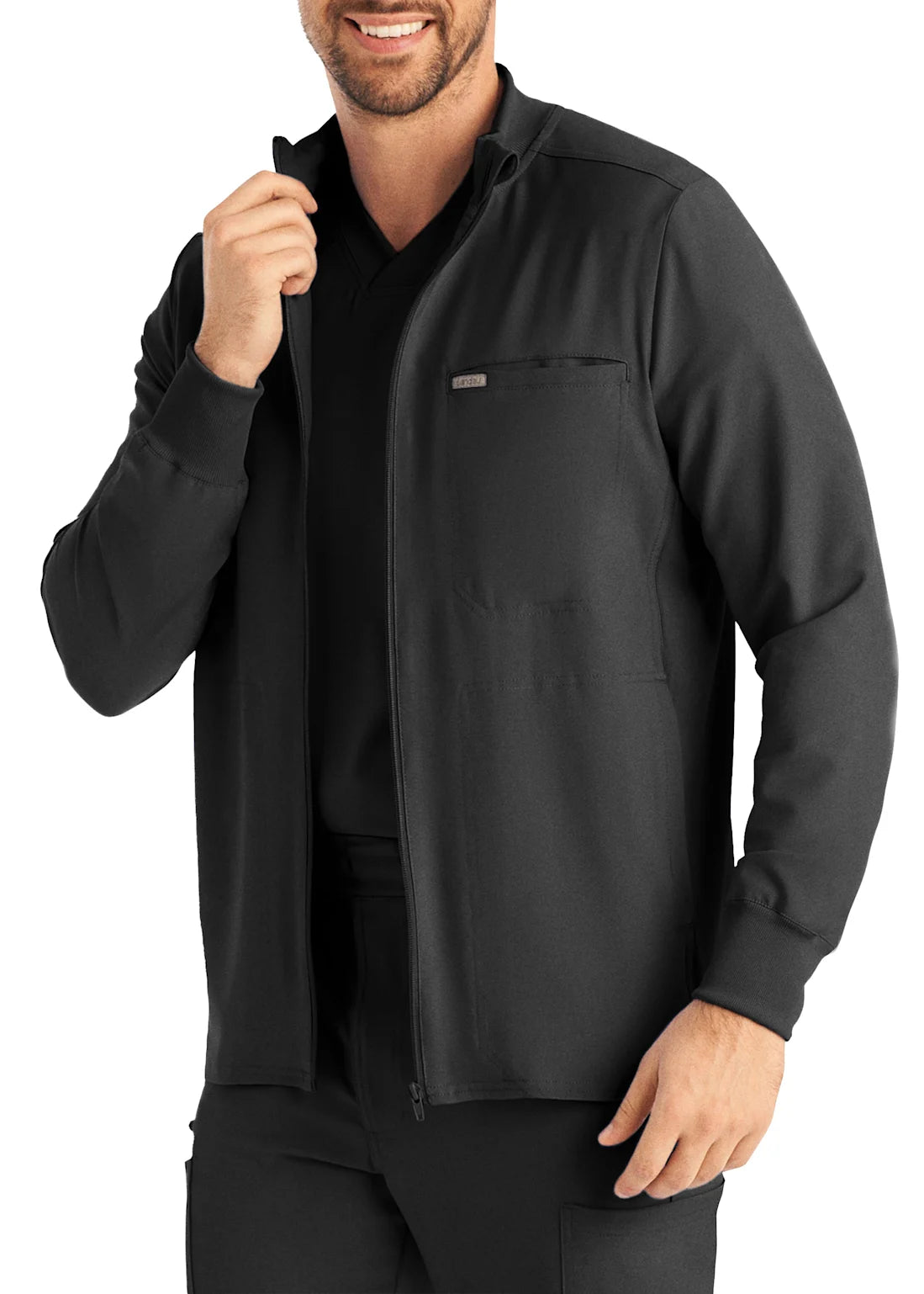 Men's Landau Forward 3-Pocket Comfortable and Warm Scrub Jacket