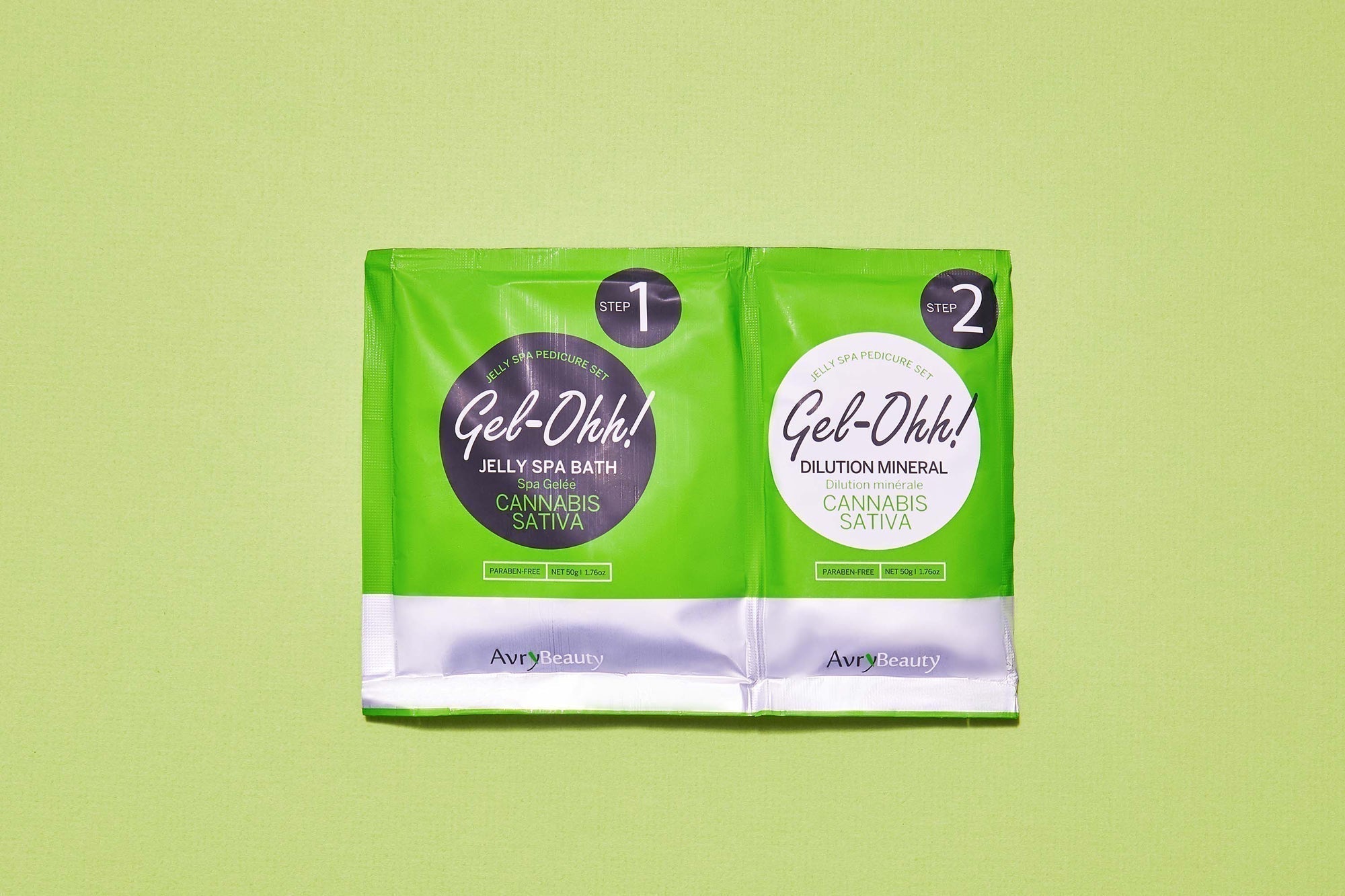 Avry Beauty Cannabis Sativa Gel-Ohh! Jelly Spa Pedi Bath for Relaxing Feet