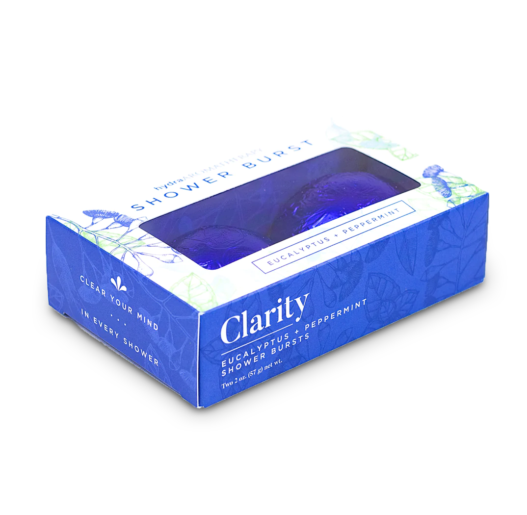 Hydrating Aromatherapy Shower Burst Duo for Mental Clarity