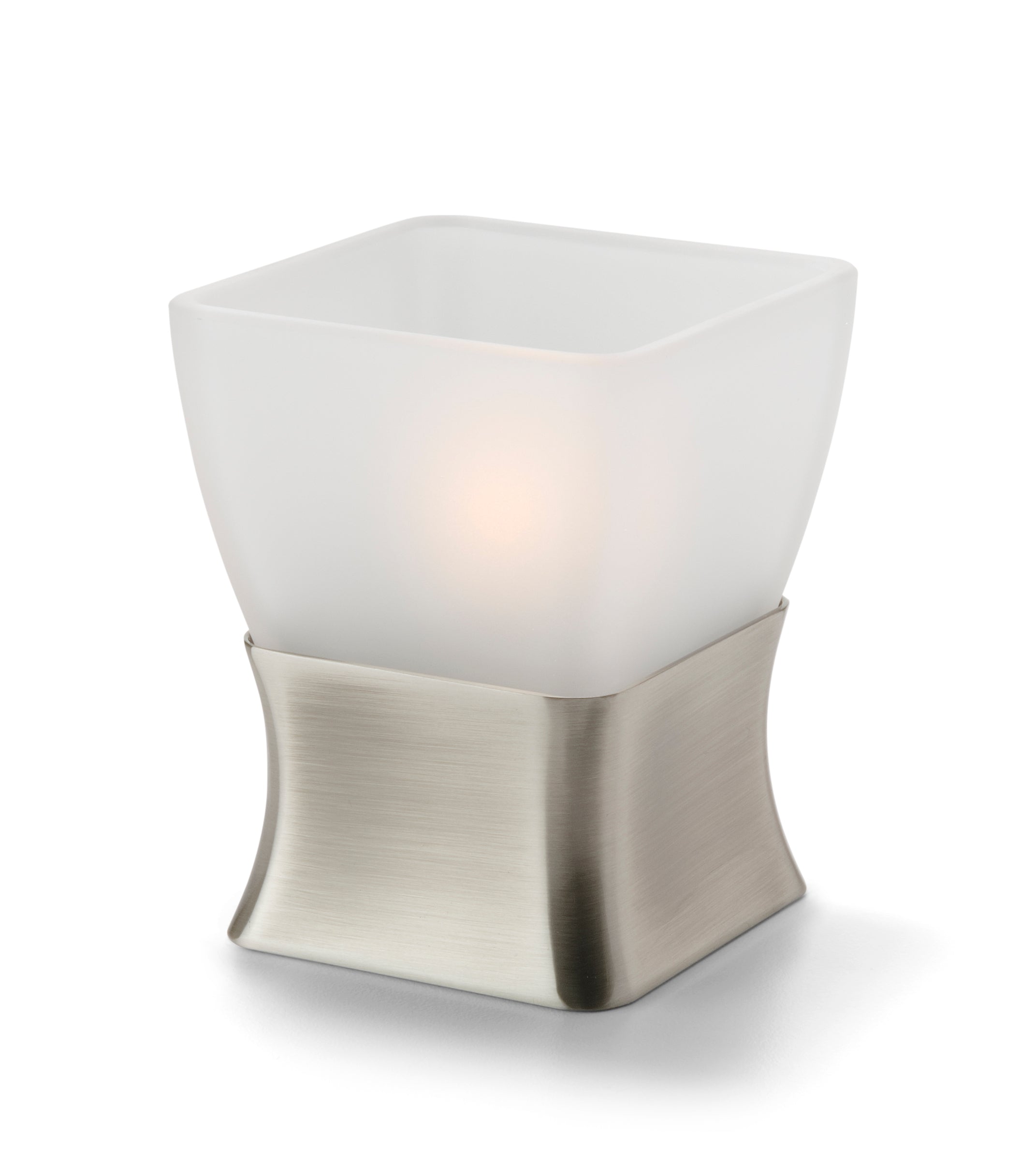 Satin Pewter Hollowick Odyssey Metal Candle Holder Base