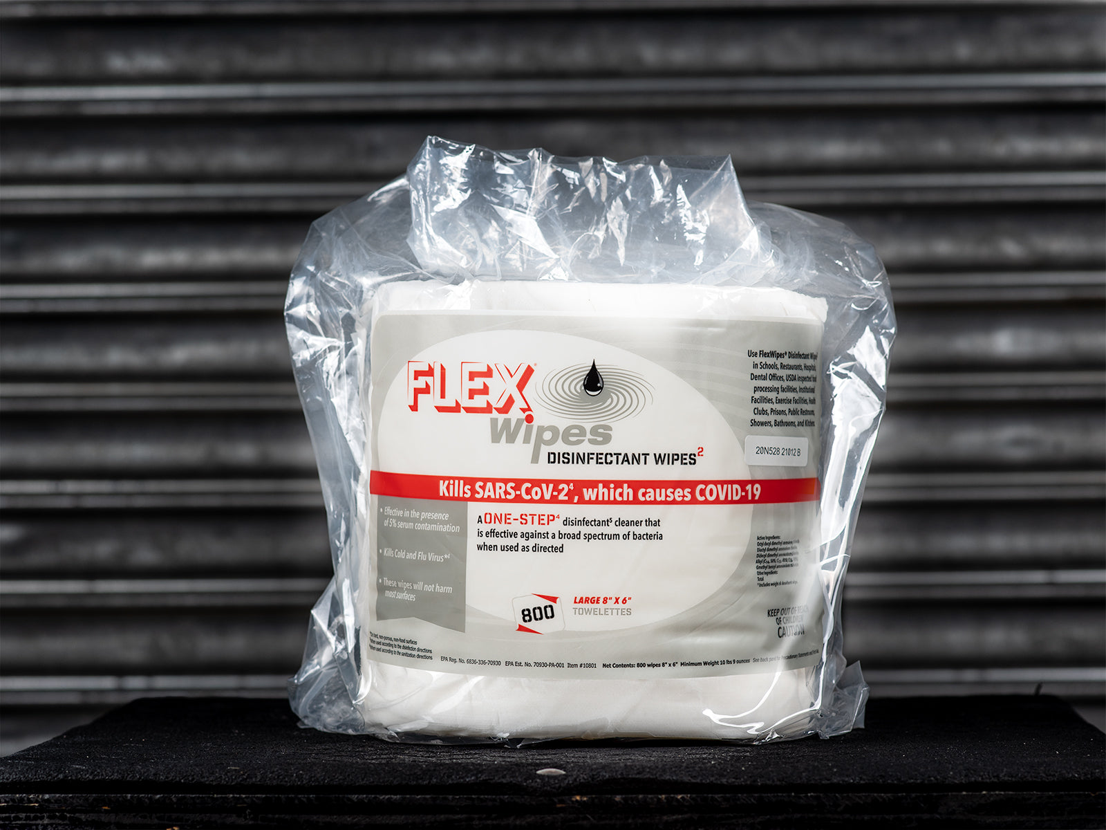 Flex Brand High - Capacity Disinfecting Wipe Roll for Gyms, 800 Count