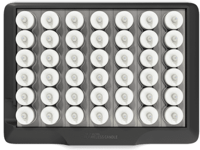Luxurious Flameless Candle Cream Starter Set in the Premium Lux Series