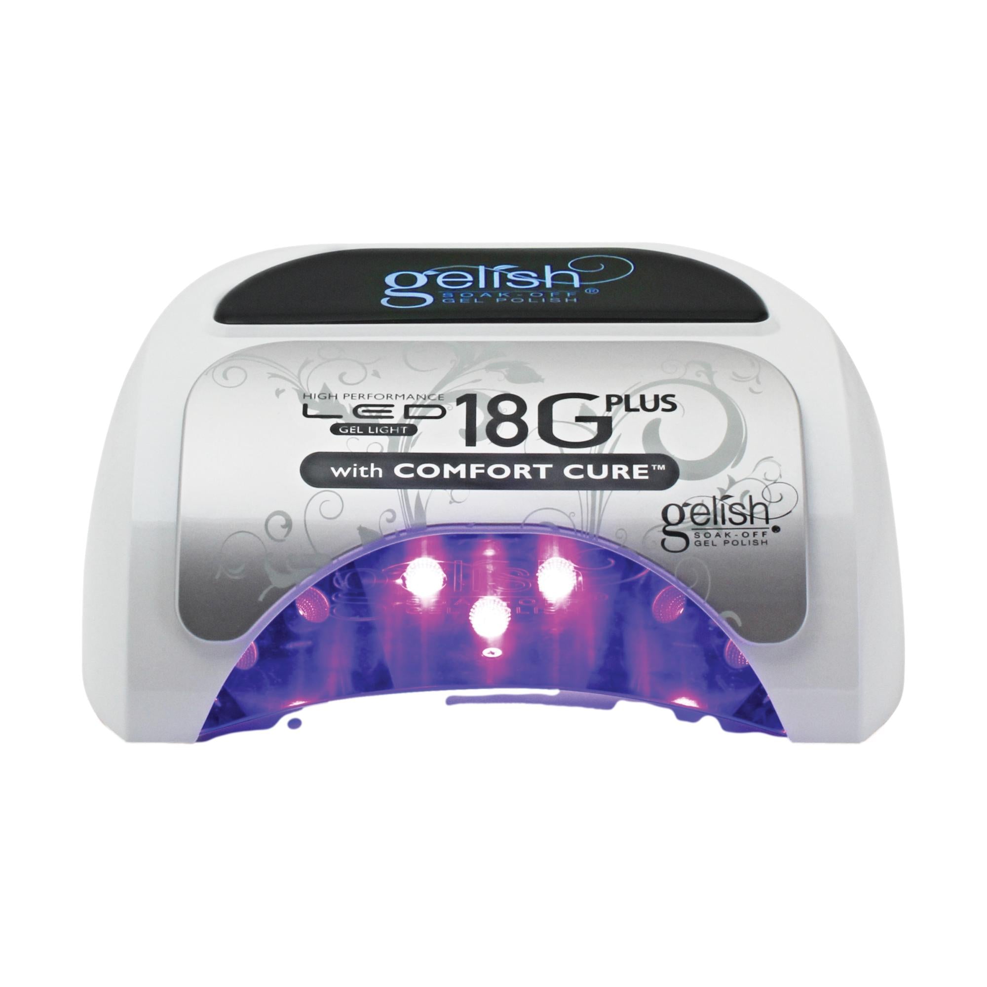 Gelish 18G Plus Professional LED Nail Curing Light with Comfort Cure Function