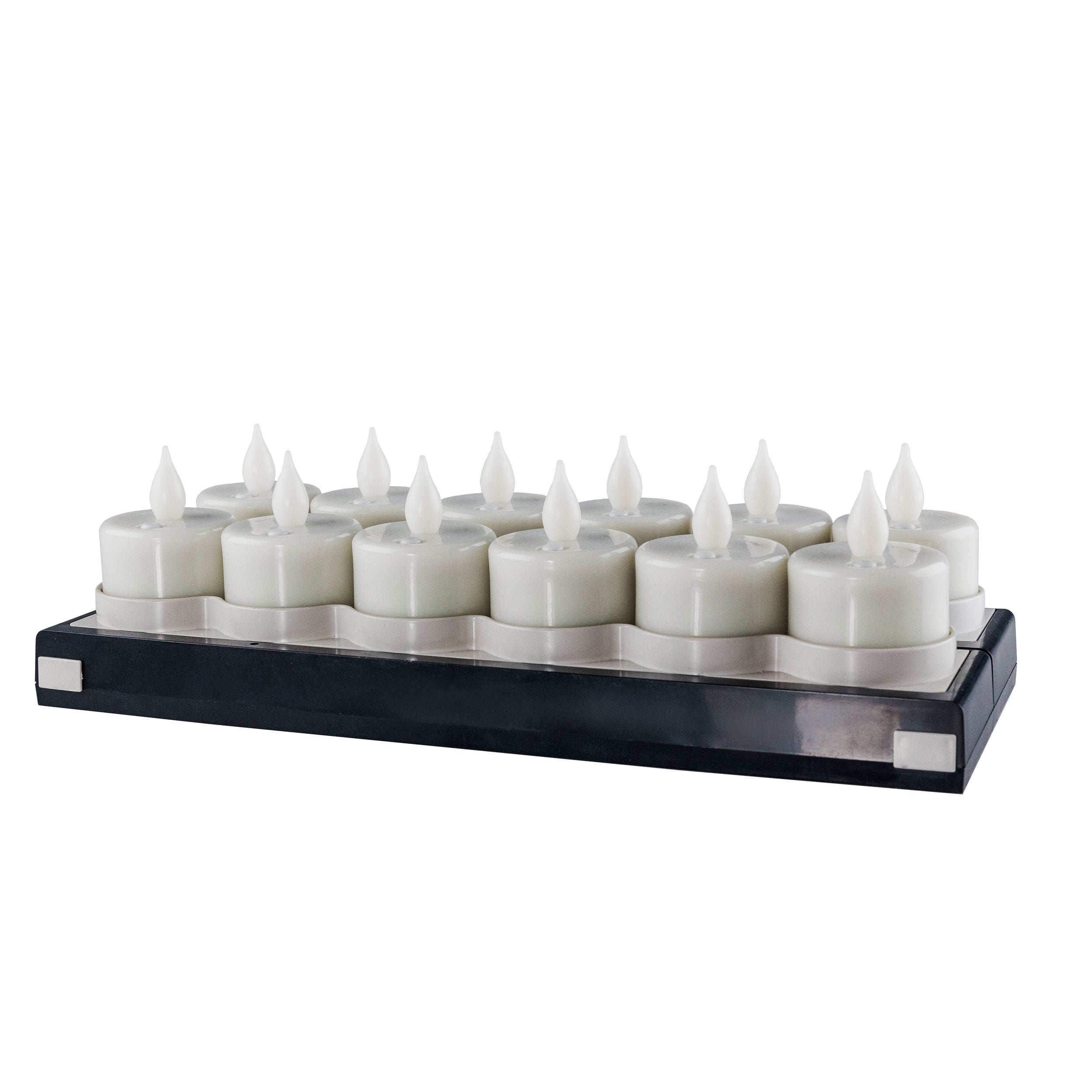 Warm White Flameless Luxury Candle Starter Set - Realistic Flicker