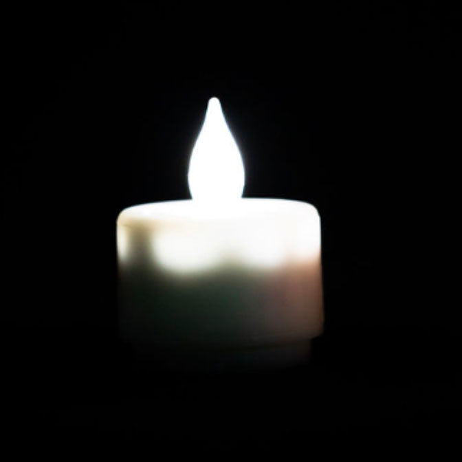 Warm White Flameless Luxury Candle Starter Set - Realistic Flicker
